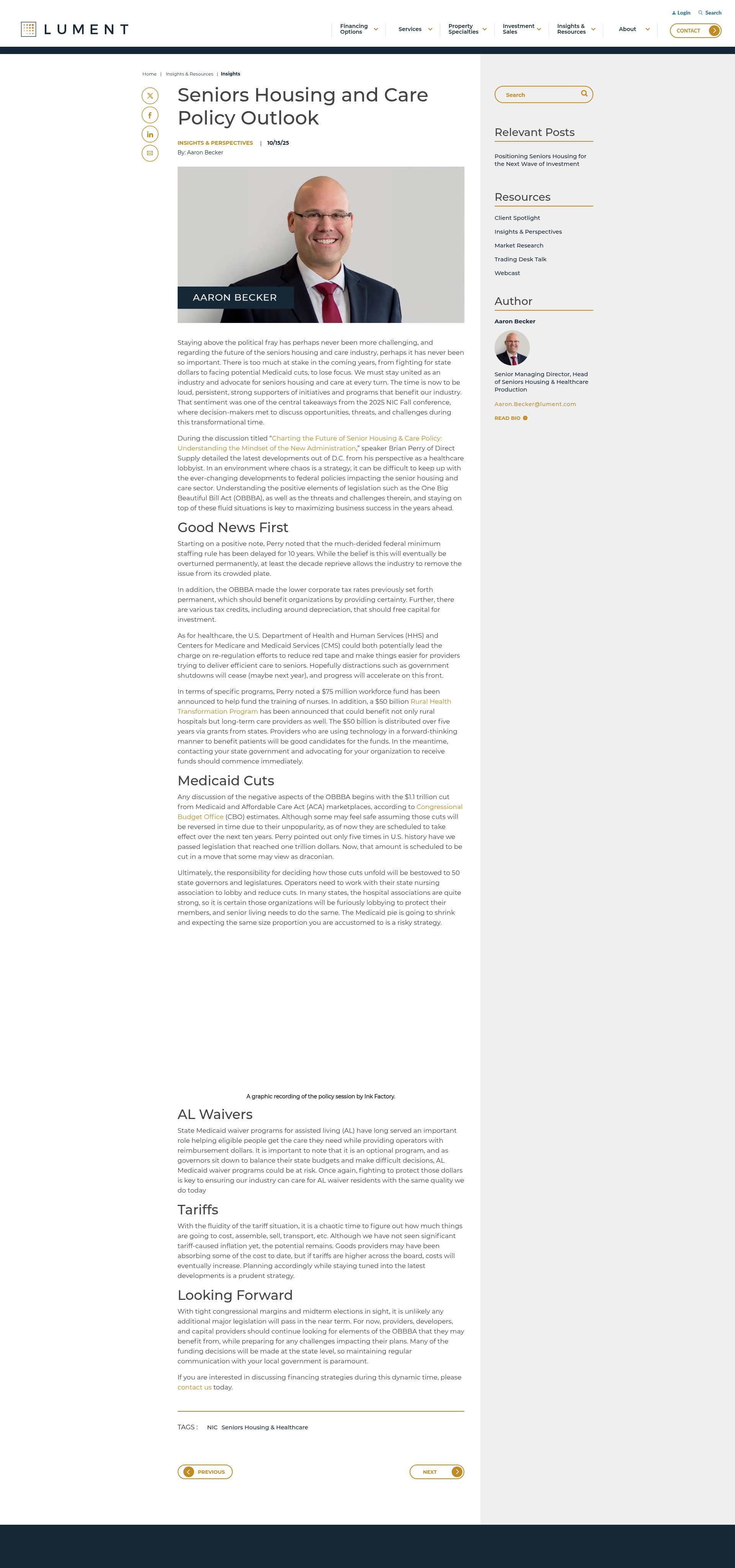 Screenshot of lument.com