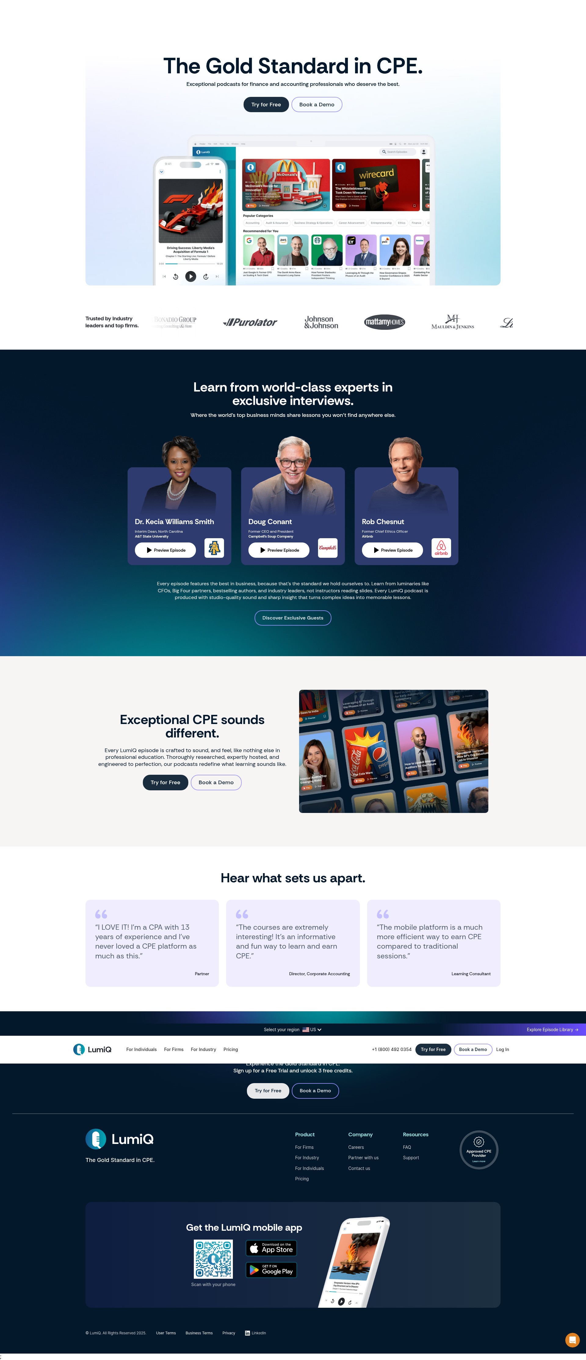 Screenshot of lumiqlearn.com