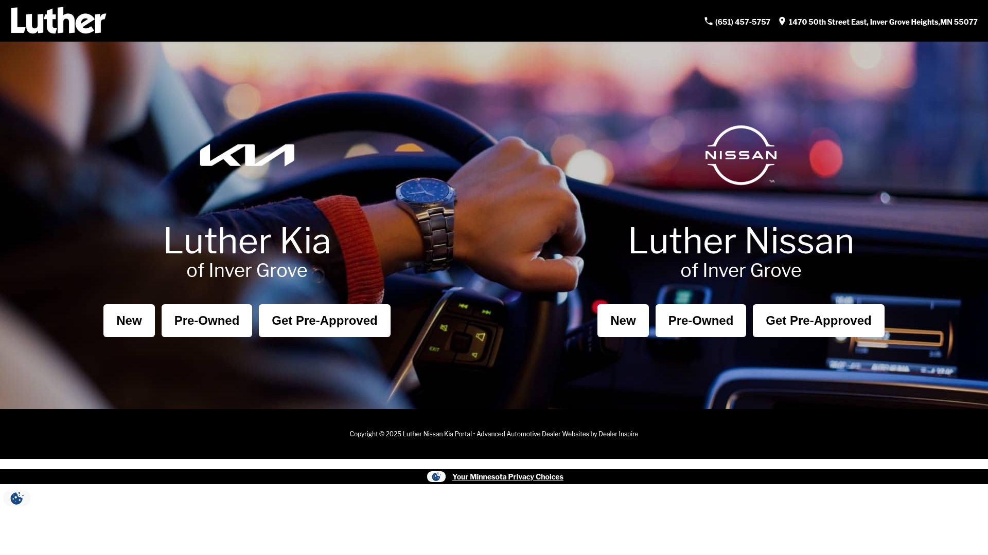 Screenshot of luthernissankia.com
