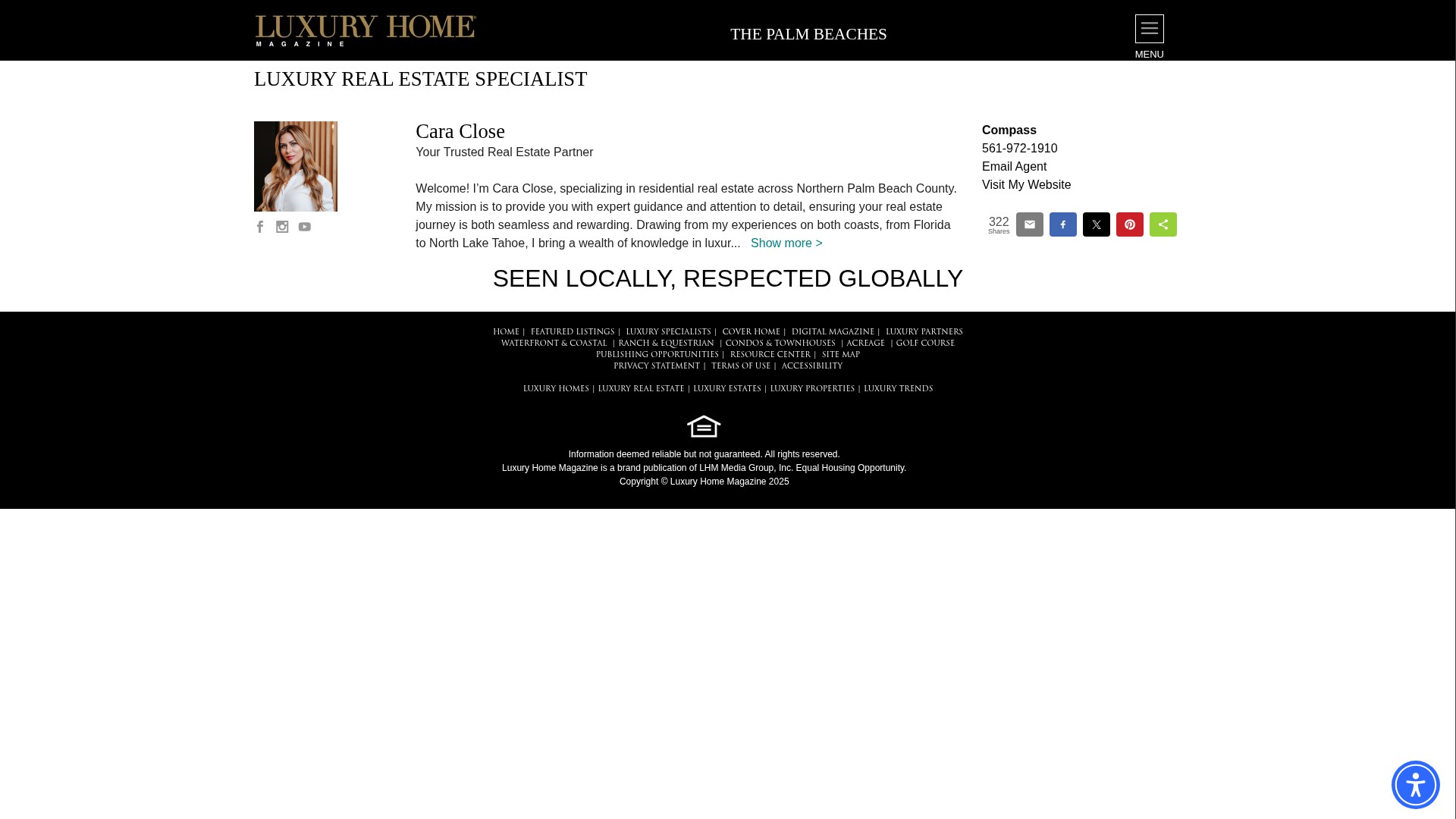 Screenshot of luxuryhomemagazine.com