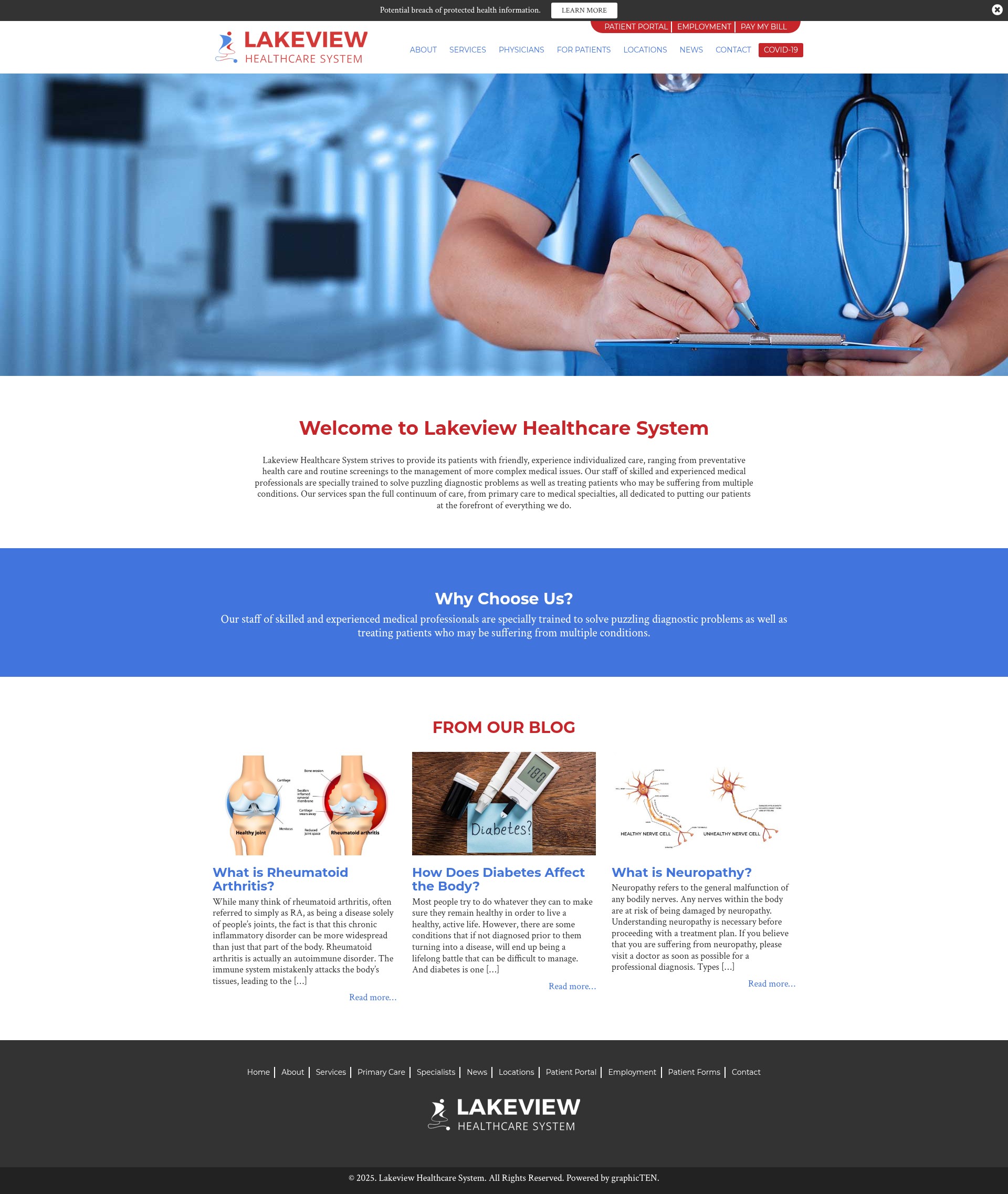 Screenshot of lvhcs.com