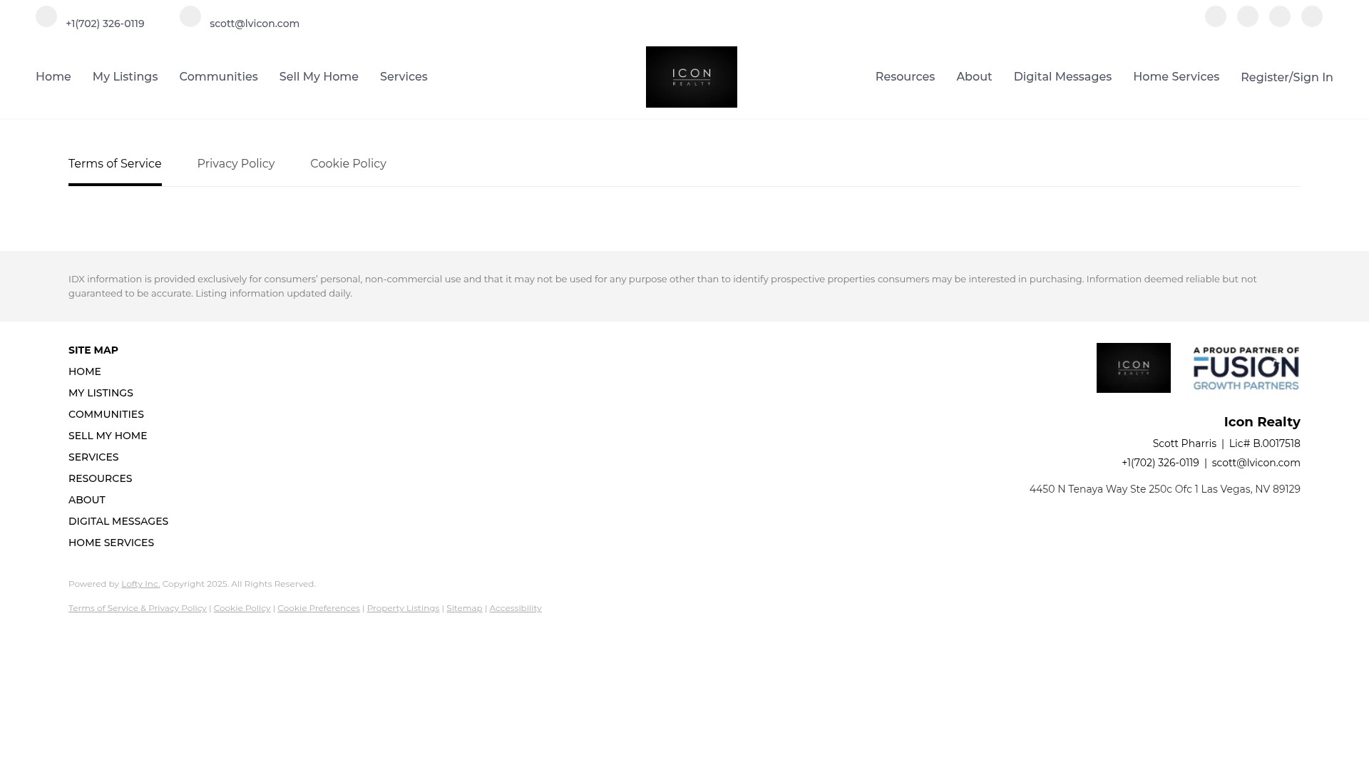 Screenshot of lvicon.com