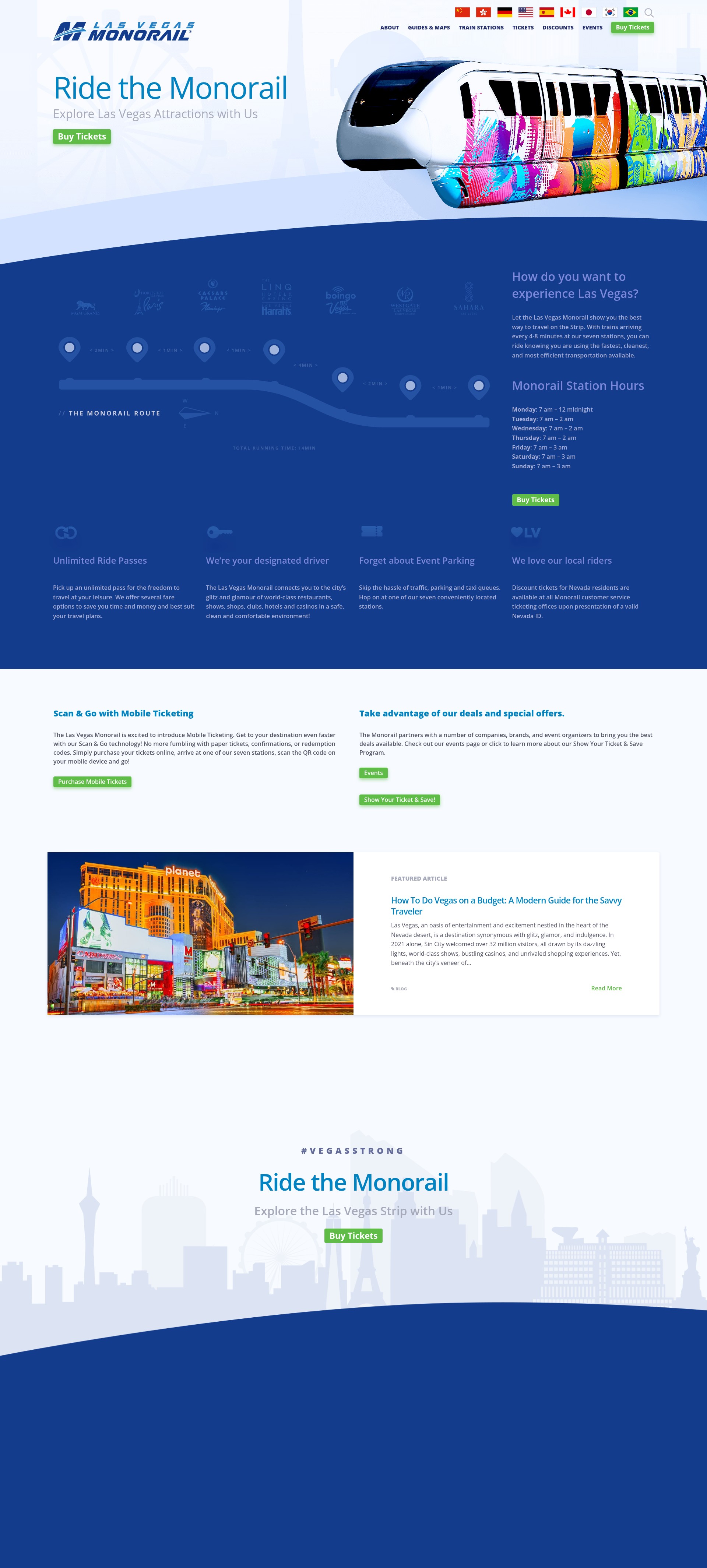 Screenshot of lvmonorail.com