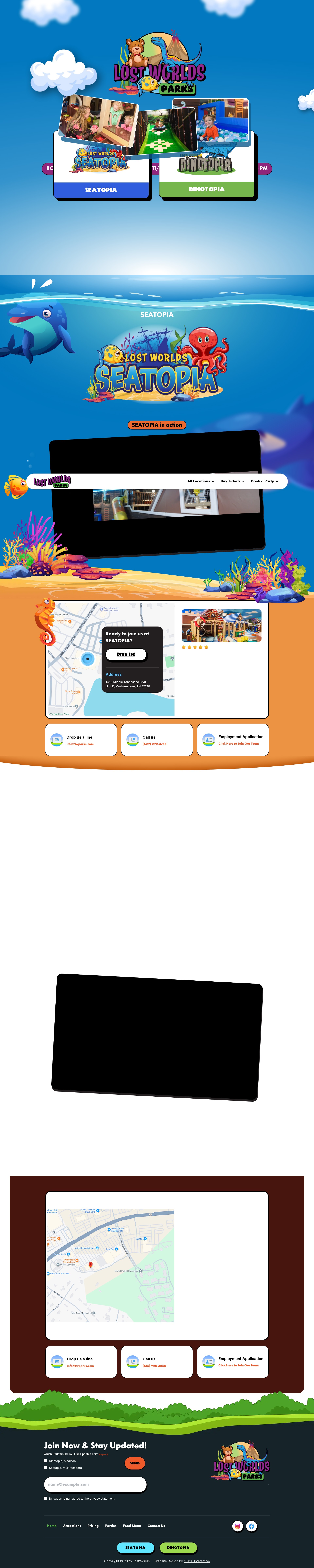 Screenshot of lwparks.com
