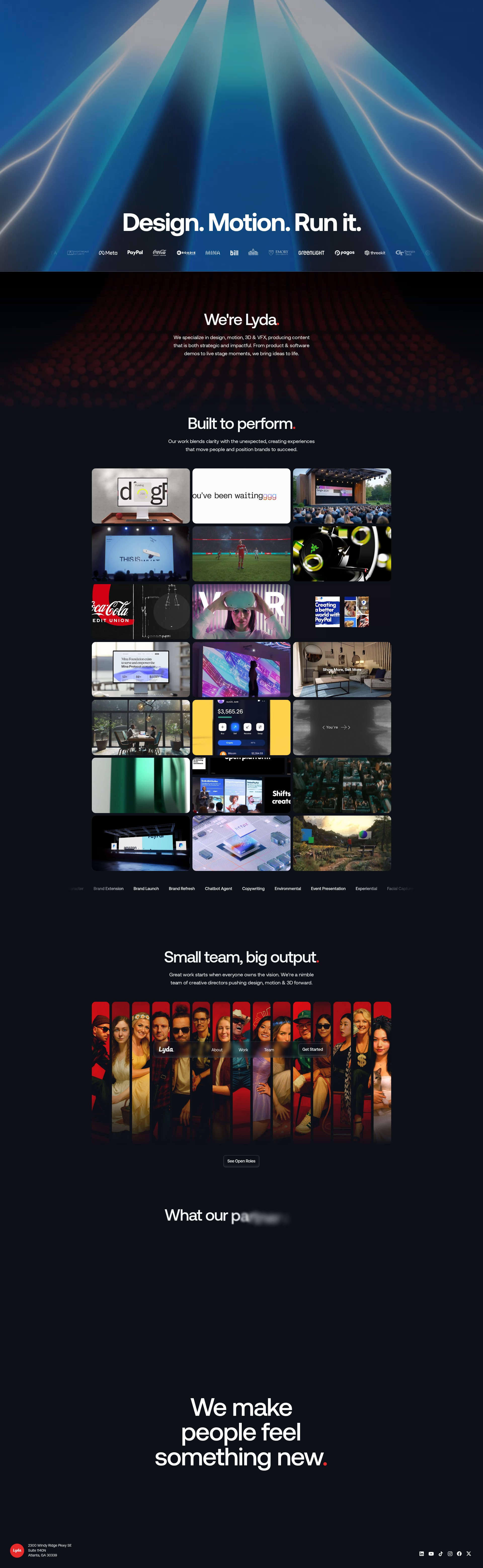 Screenshot of lyda.com