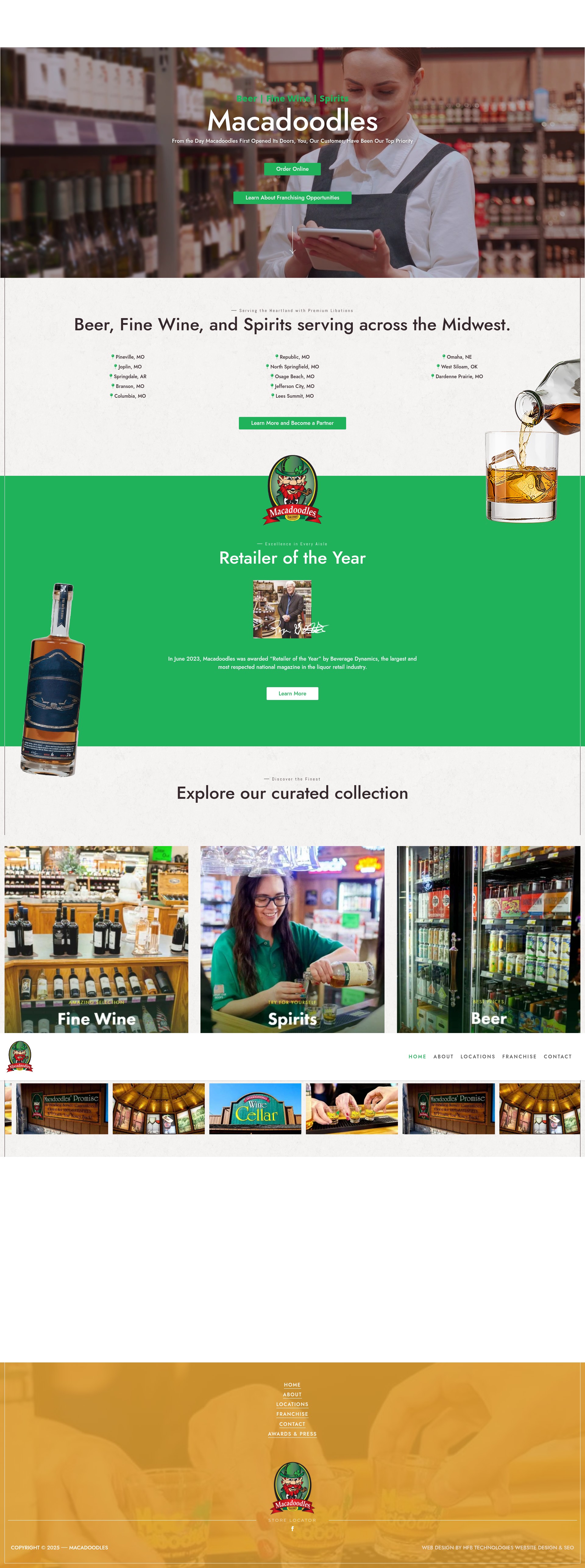 Screenshot of macadoodles.com