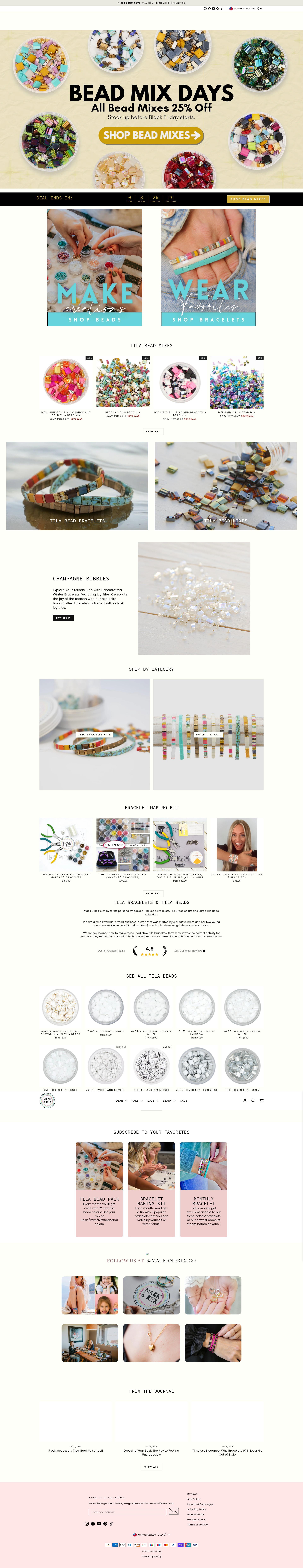 Screenshot of mackandrex.com
