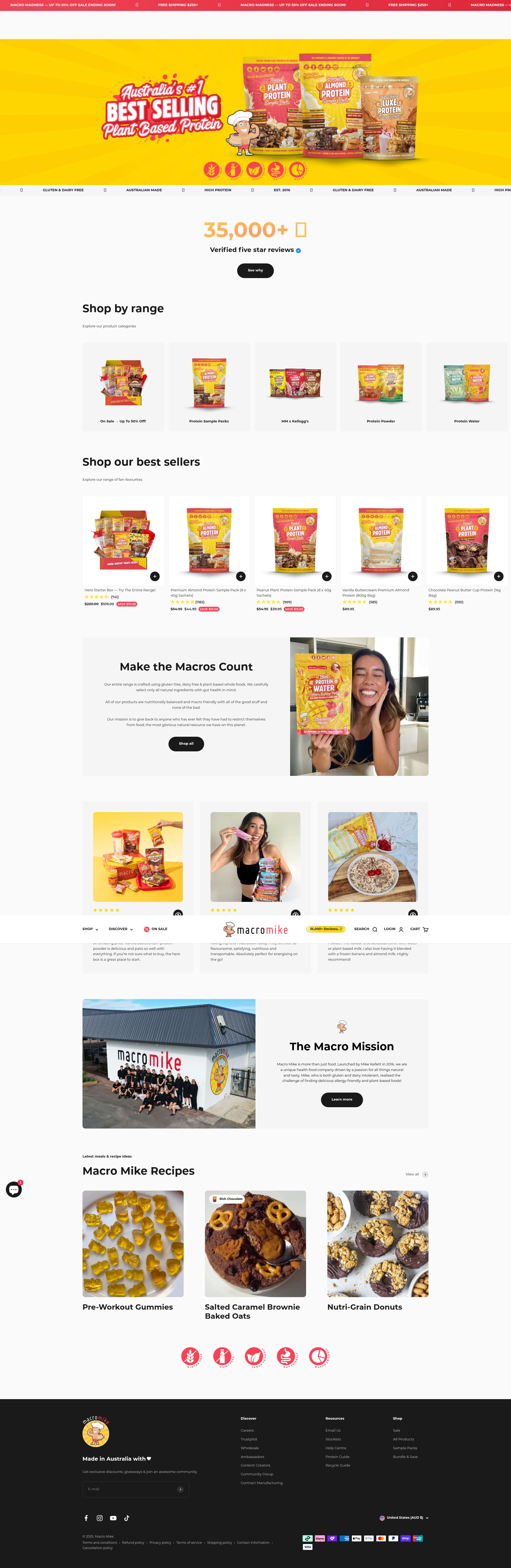 Screenshot of macromike.com.au
