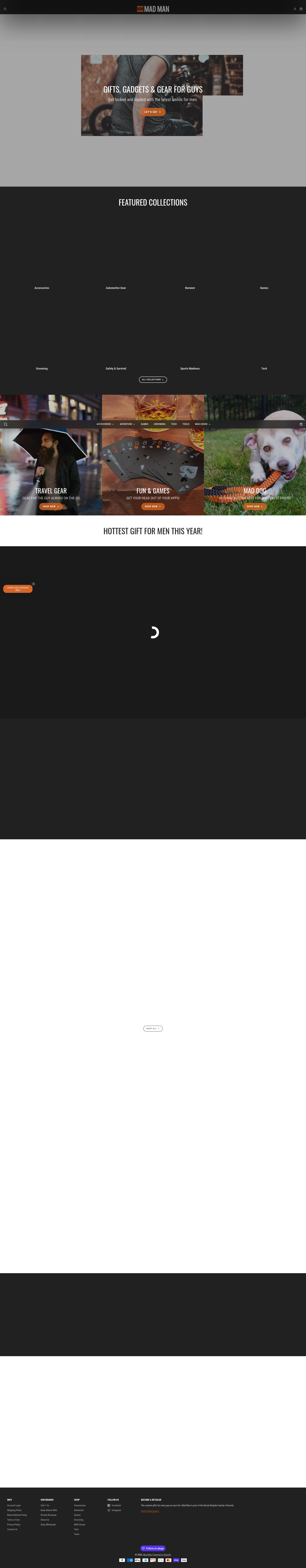 Screenshot of mad-man.com