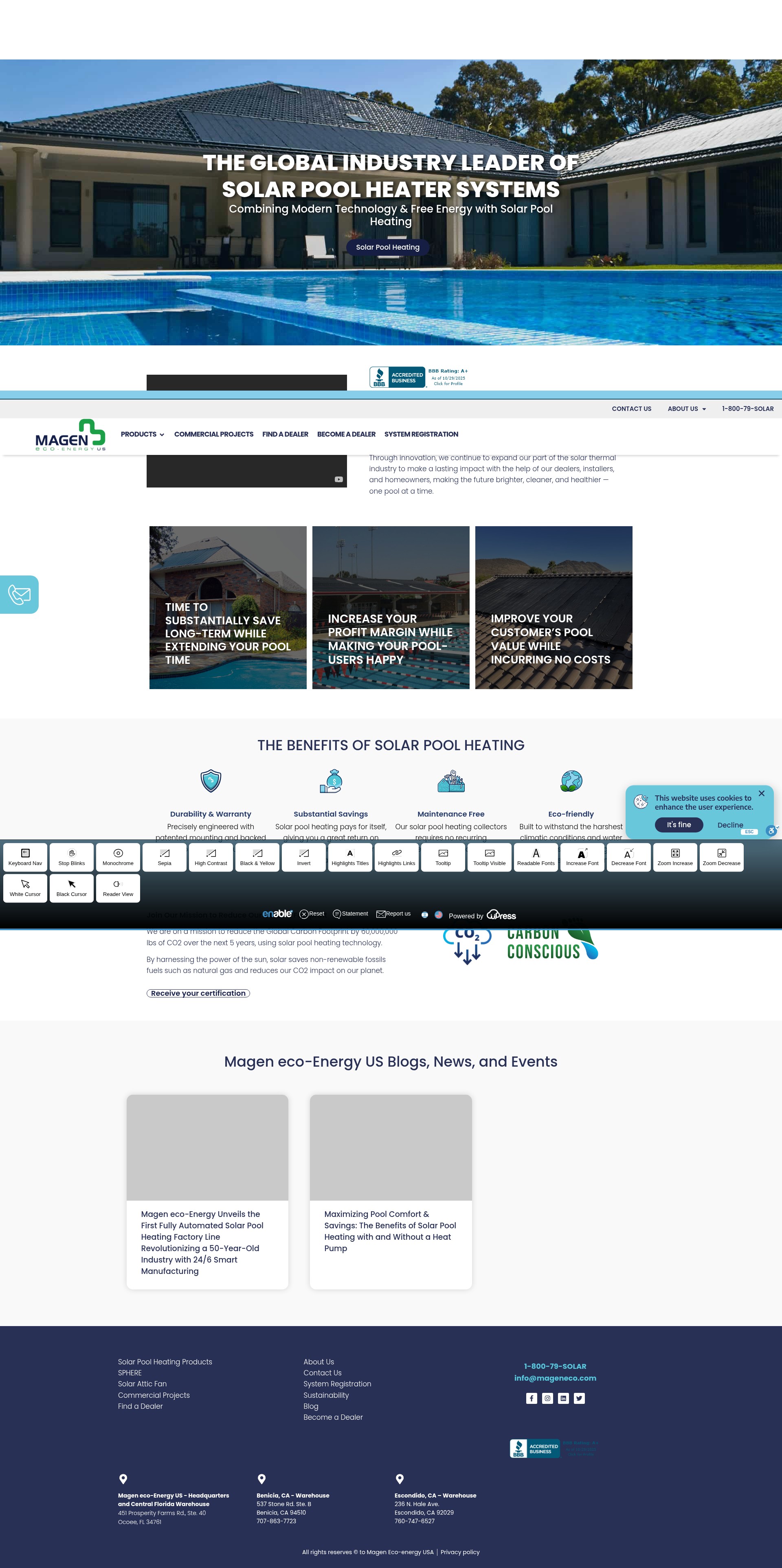 Screenshot of mageneco.com