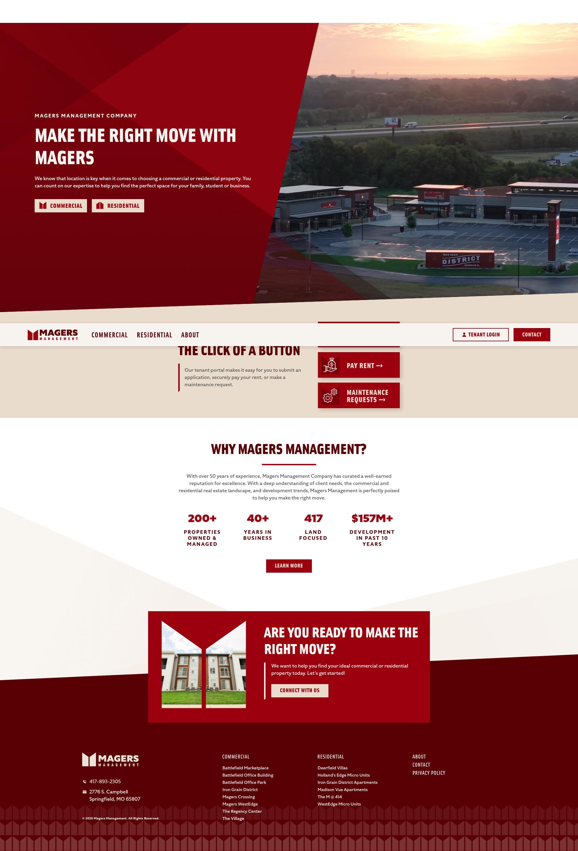 Screenshot of magersmanagement.com