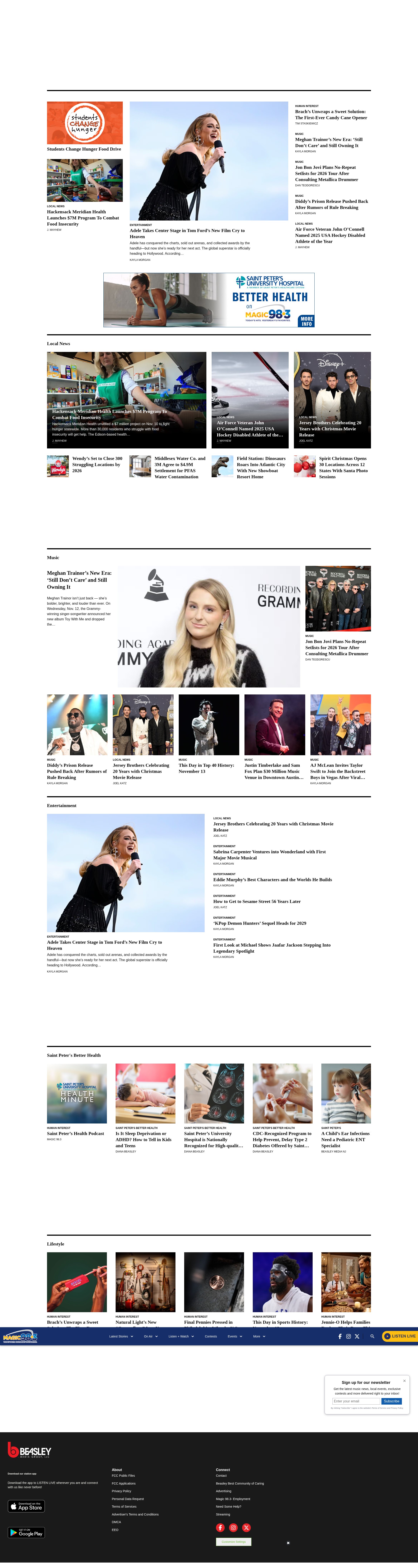 Screenshot of magic983.com