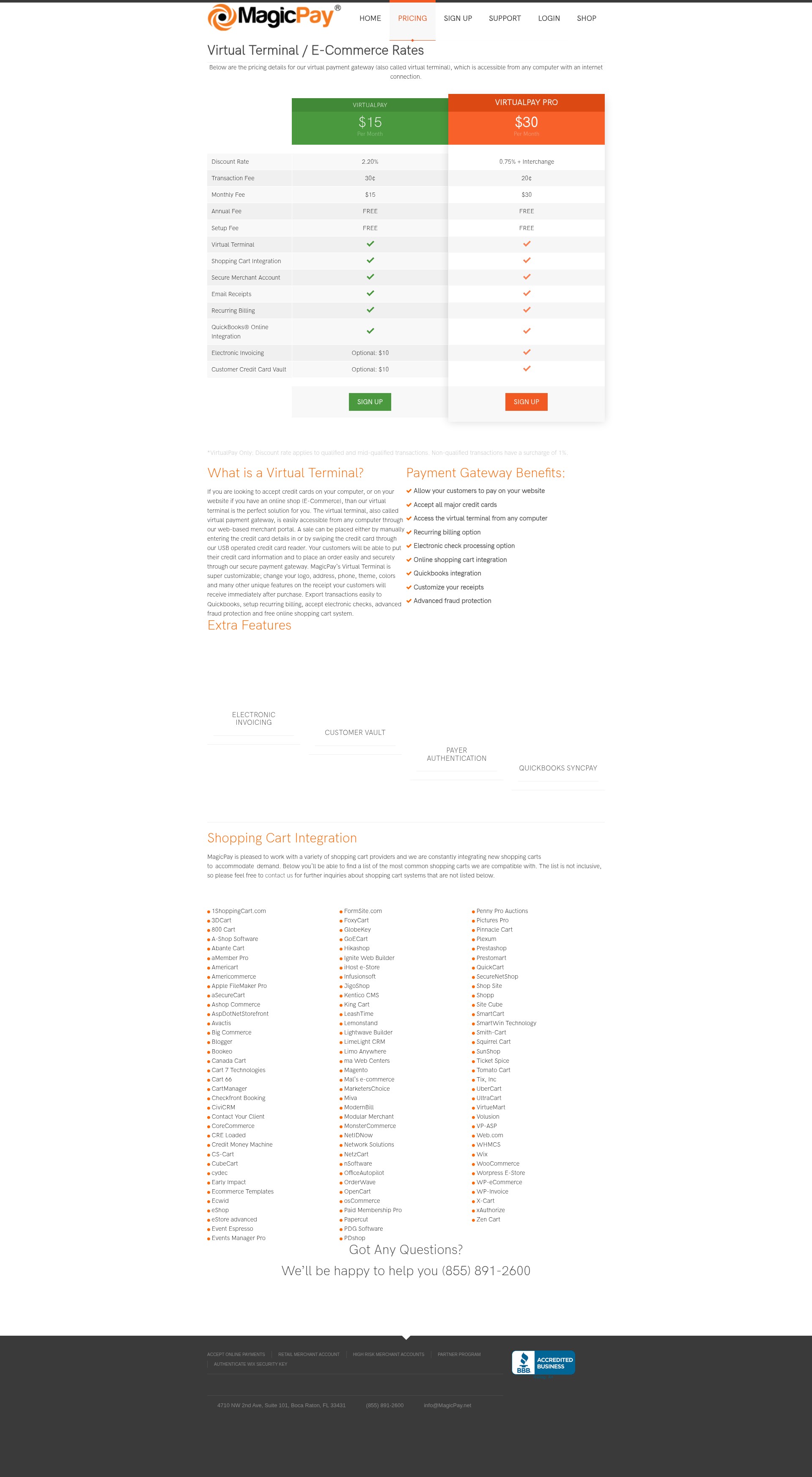 Screenshot of magicpay.net