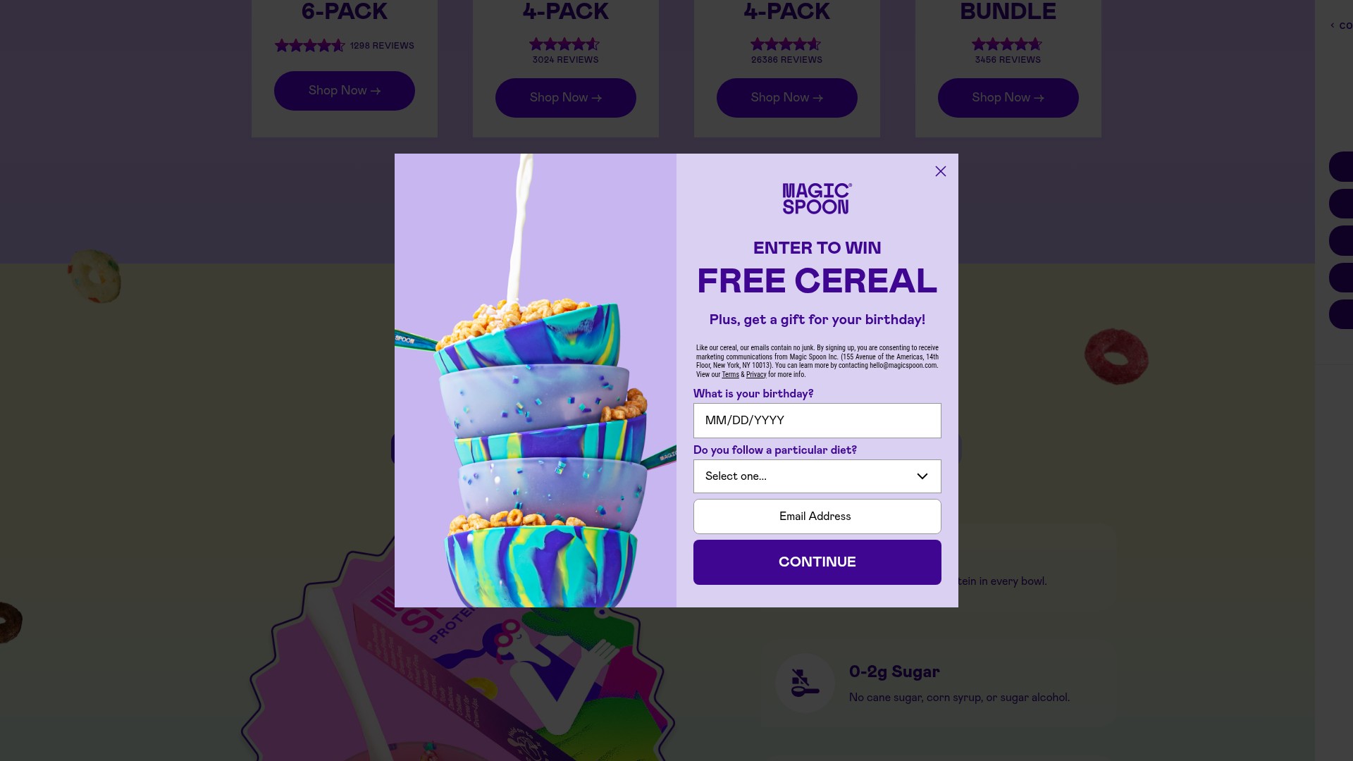 Screenshot of magicspoon.com