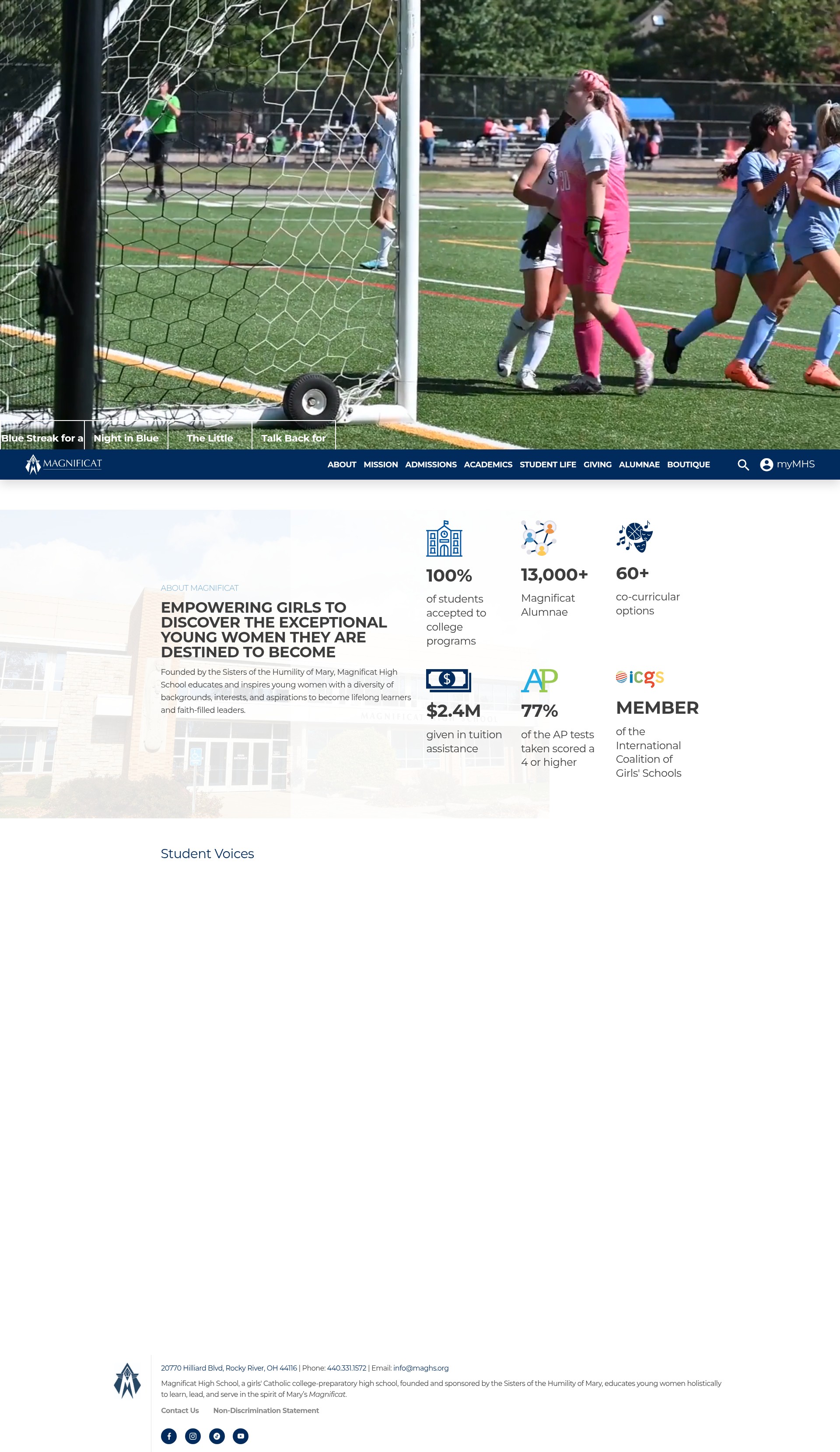 Screenshot of magnificaths.org