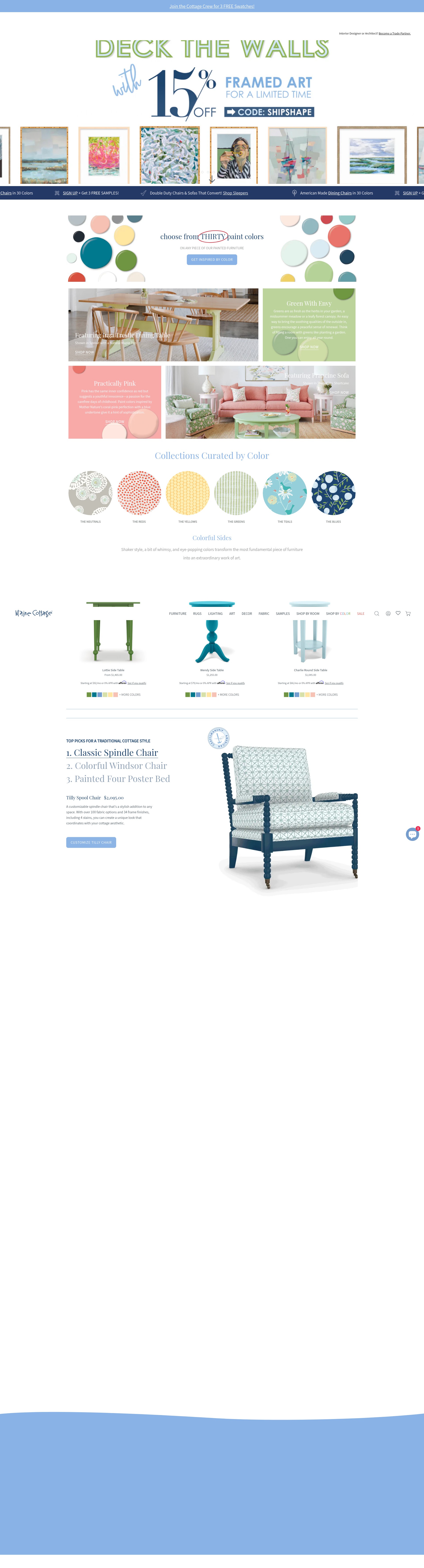 Screenshot of mainecottage.com