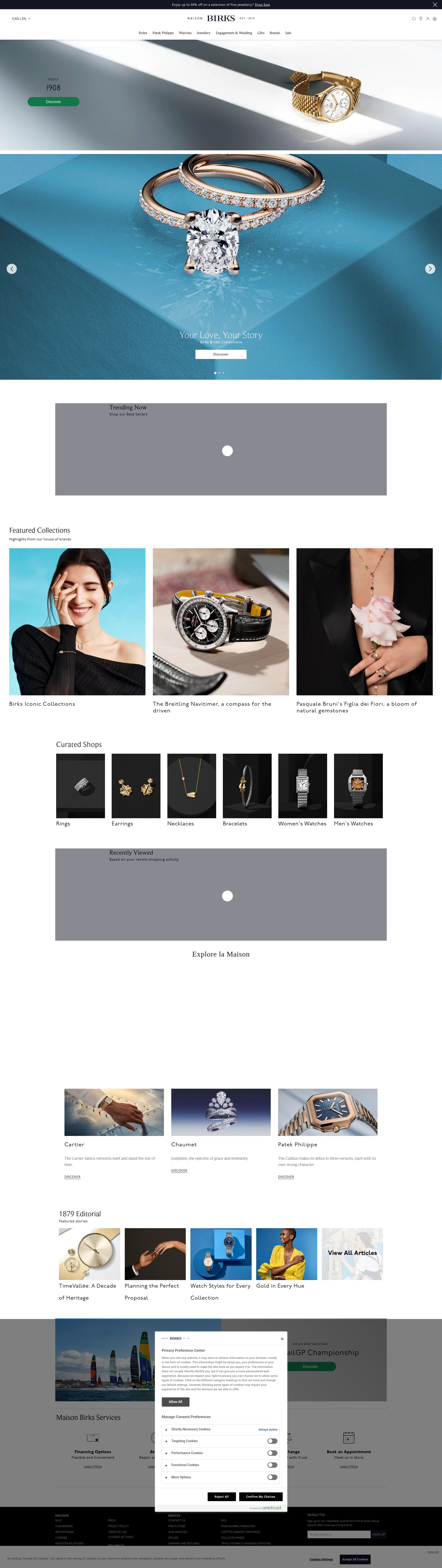 Screenshot of maisonbirks.com
