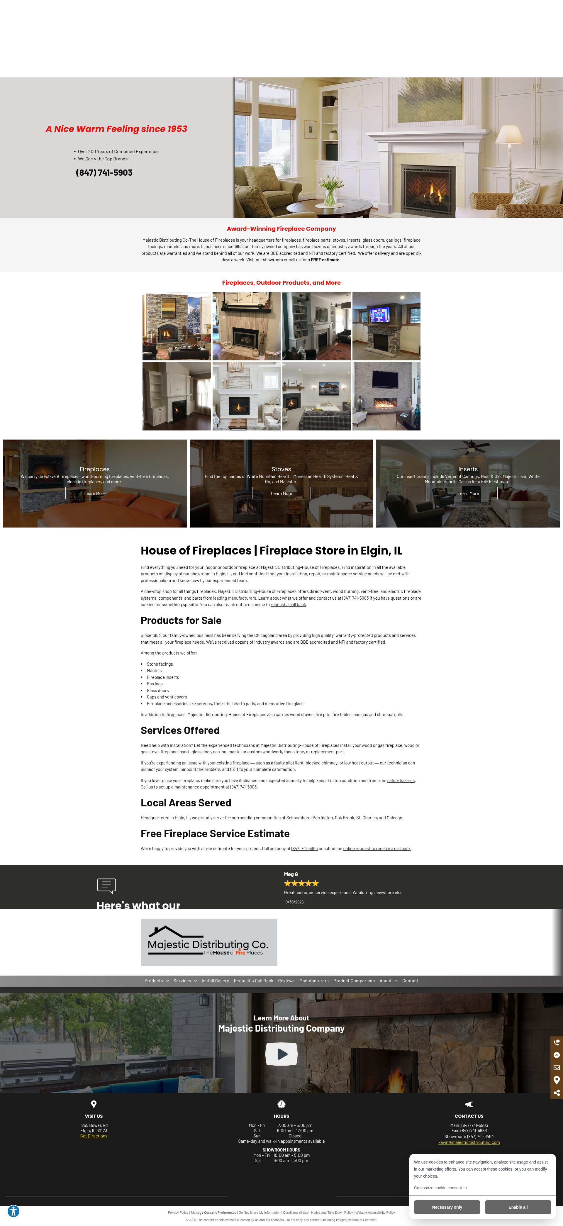 Screenshot of majesticdistributing.com
