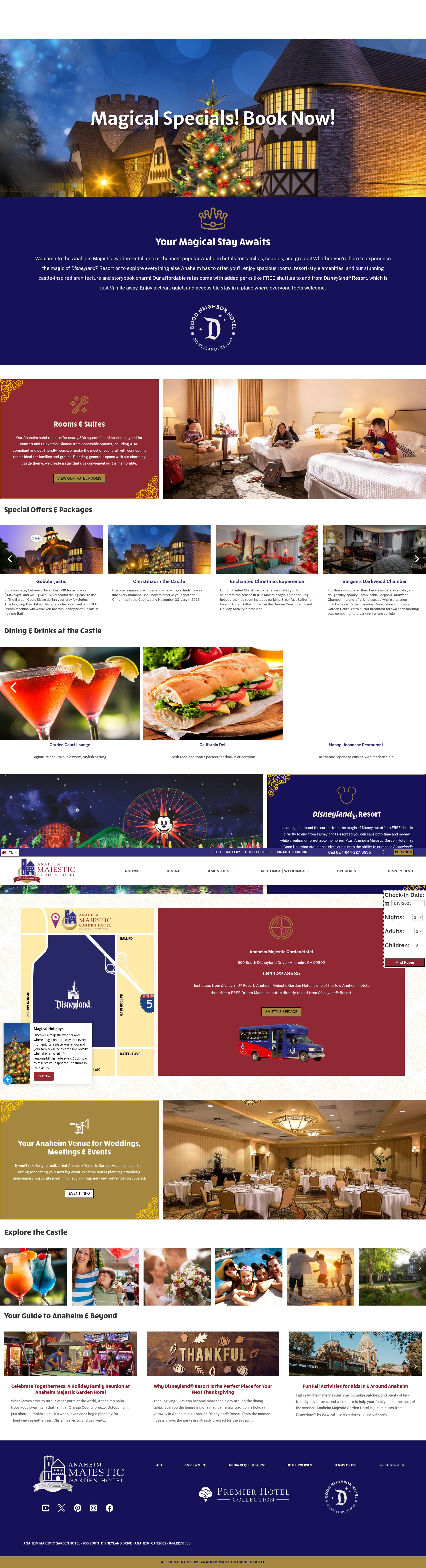 Screenshot of majesticgardenhotel.com