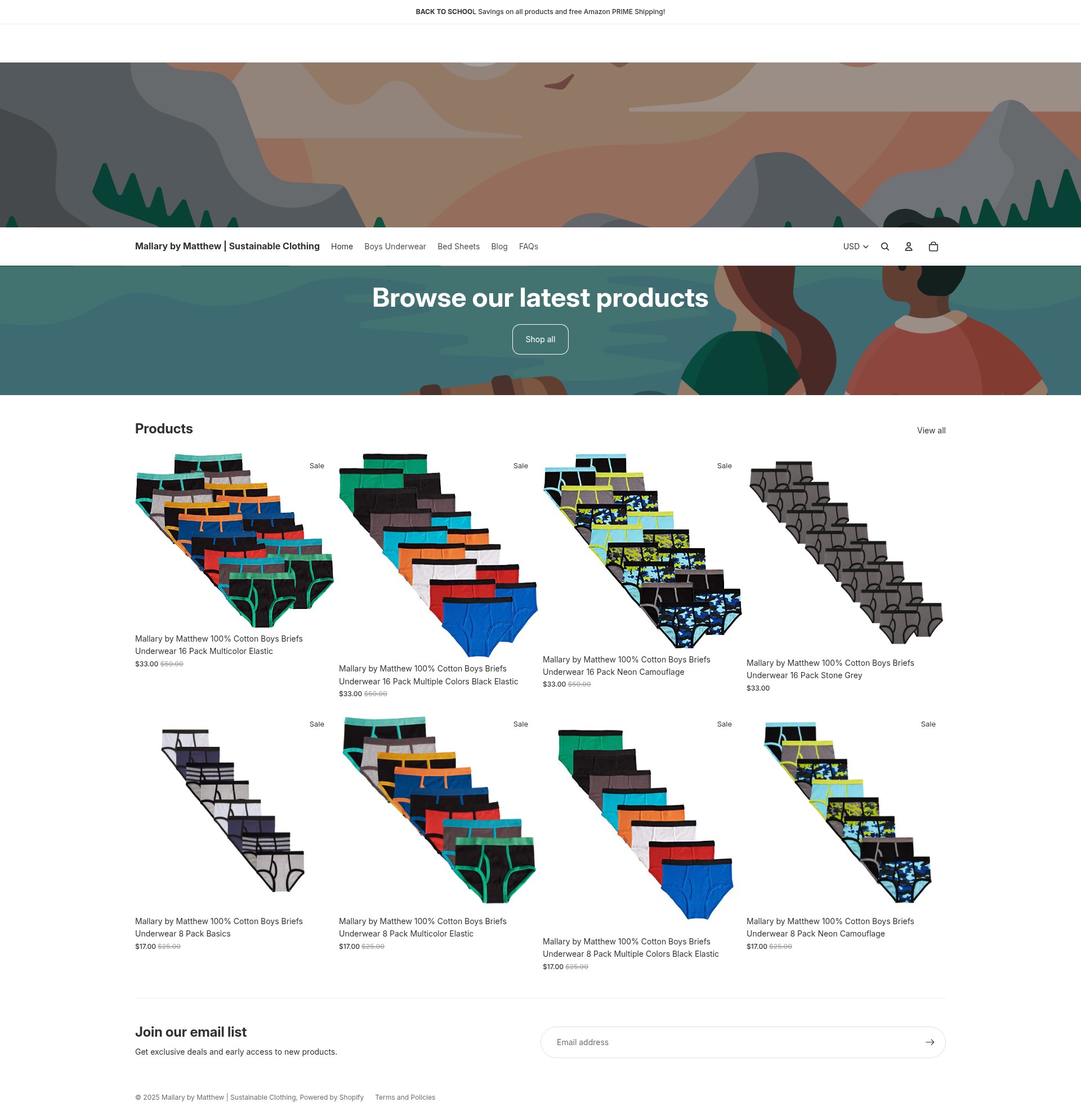 Screenshot of mallarybymatthew.com