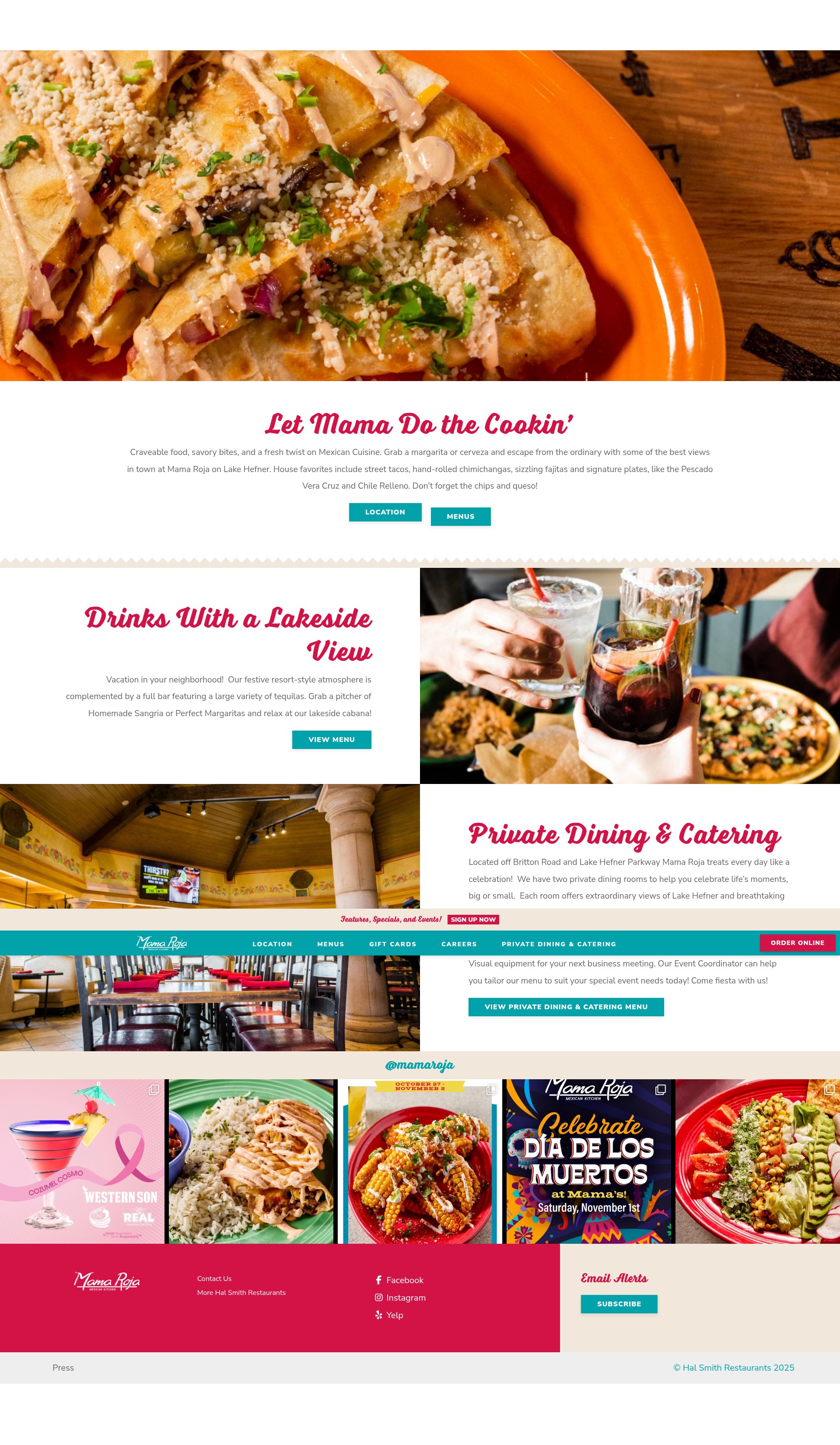 Screenshot of mamaroja.com