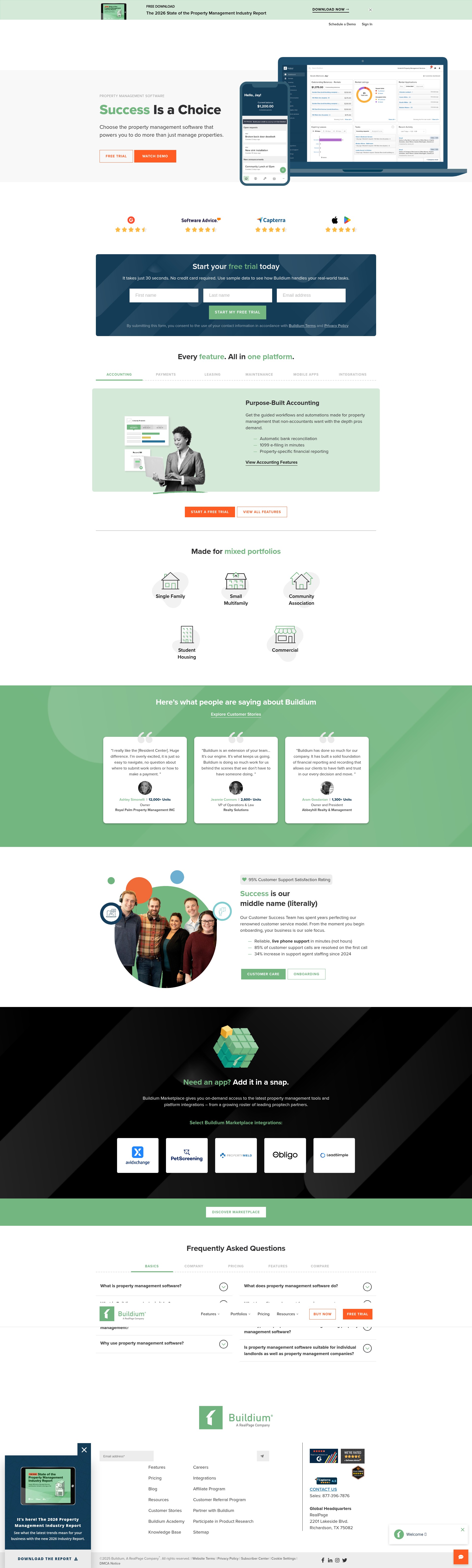 Screenshot of managebuilding.com