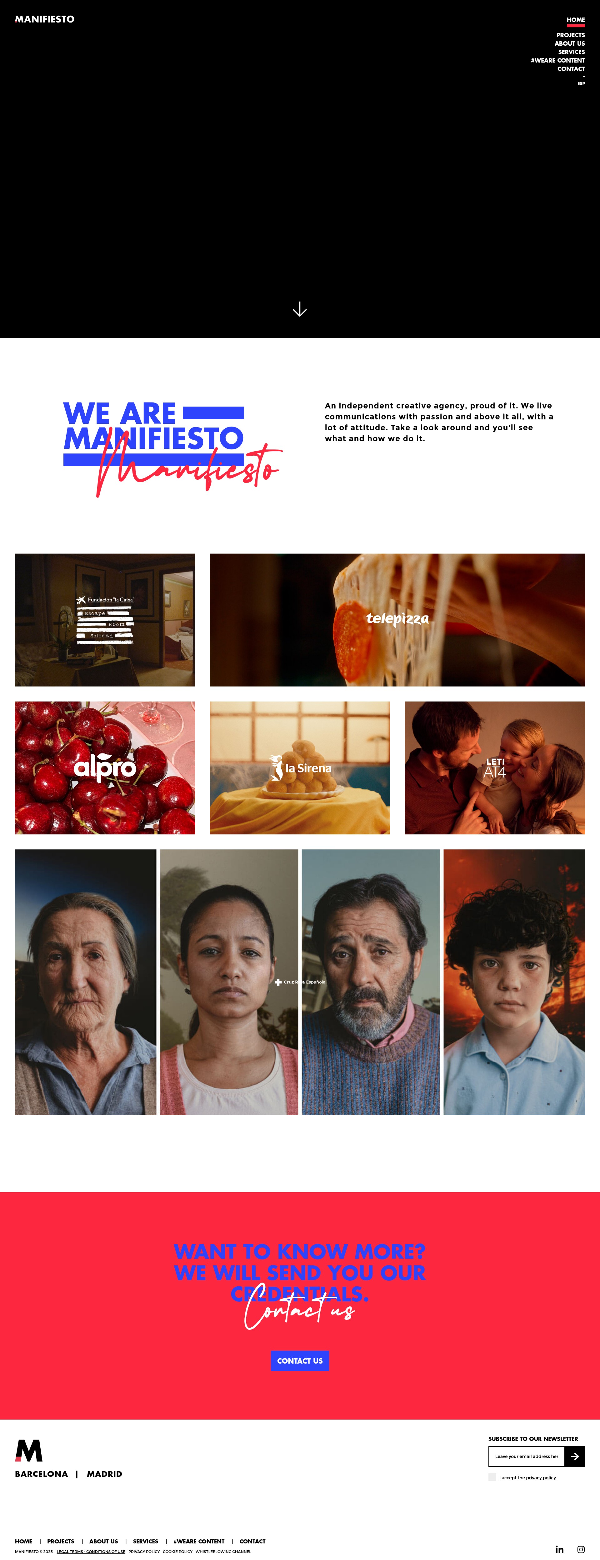 Screenshot of manifiesto.biz