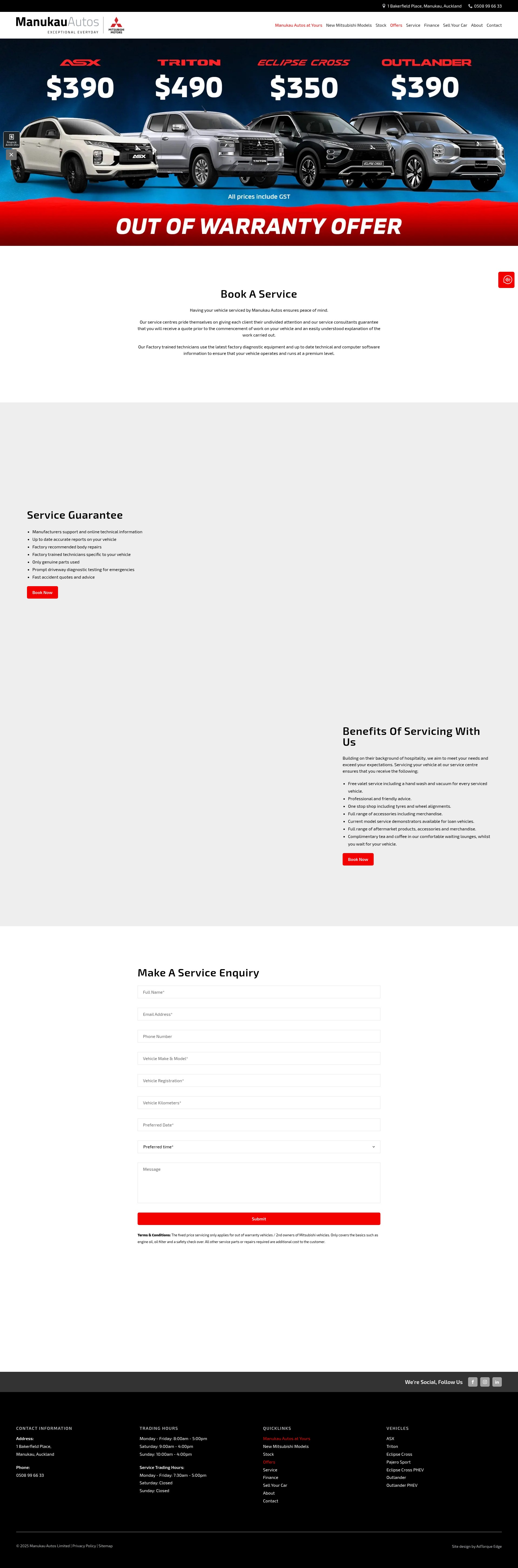Screenshot of manukauautos.co.nz