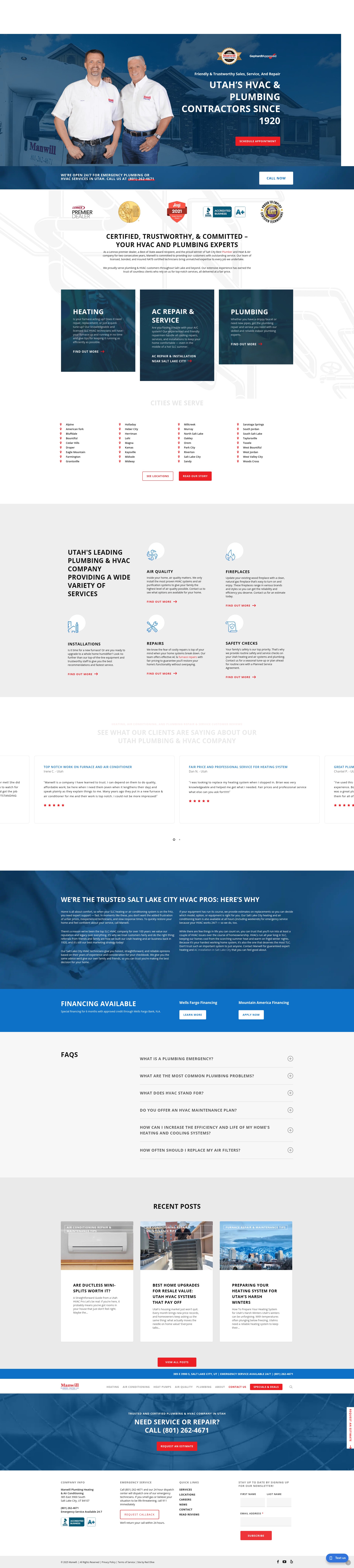 Screenshot of manwill.net