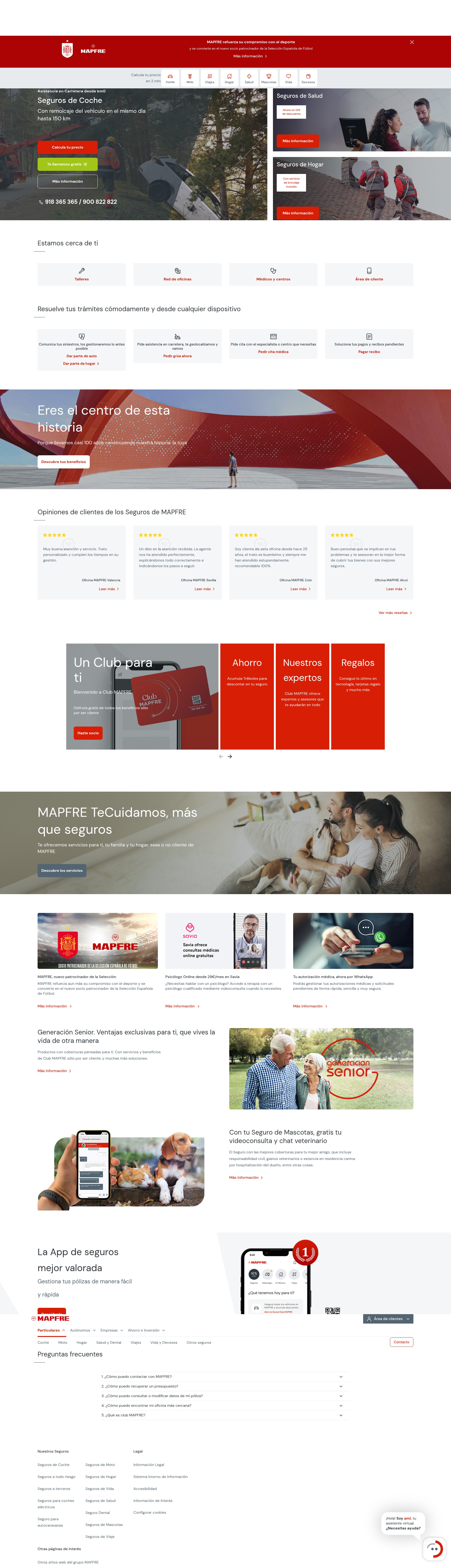 Screenshot of mapfre.es