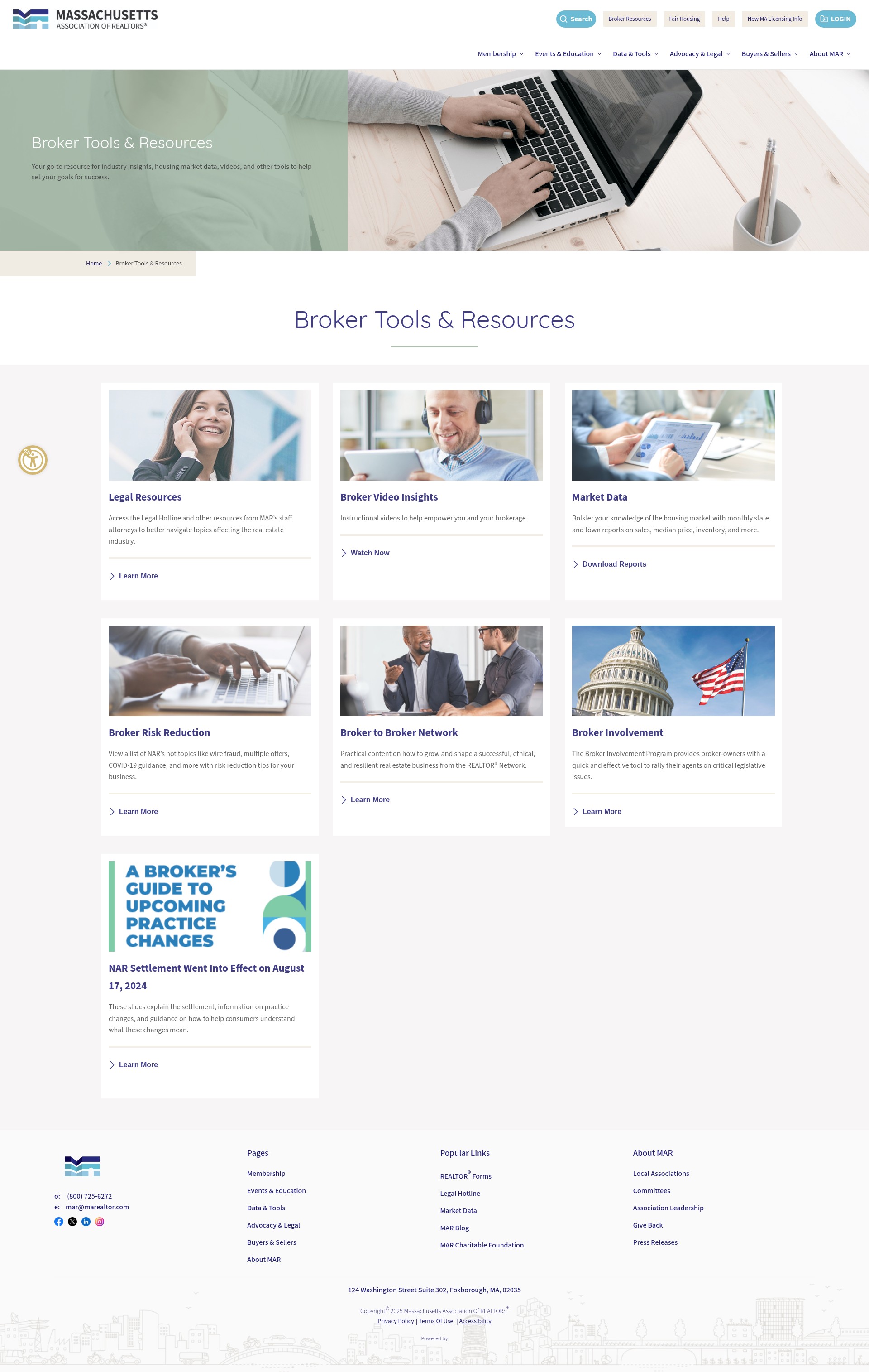 Screenshot of marealtor.com