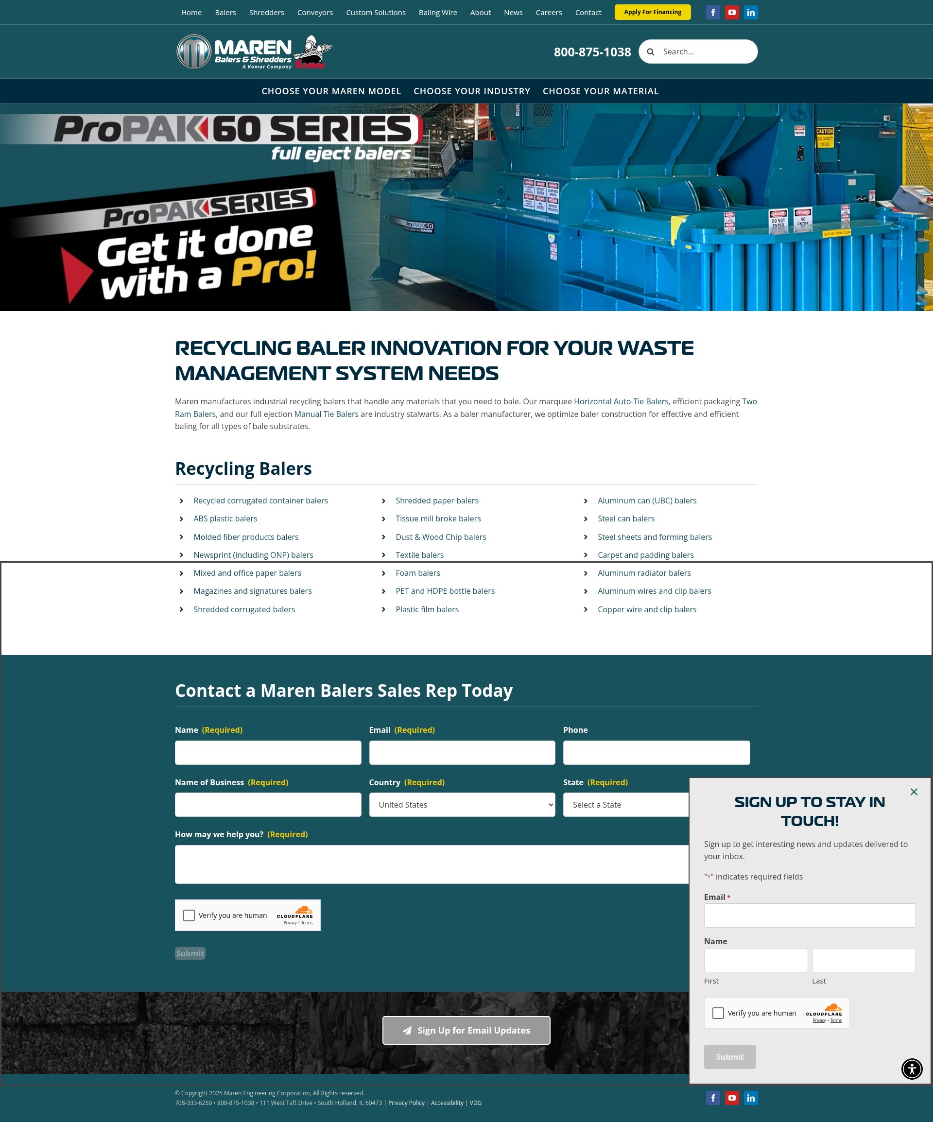 Screenshot of marenengineering.com