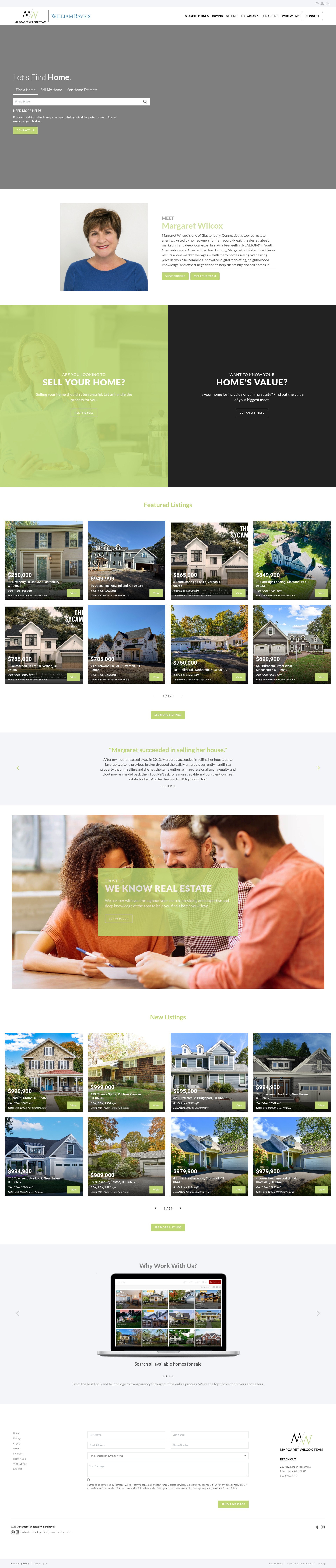 Screenshot of margaretwilcoxteam.com