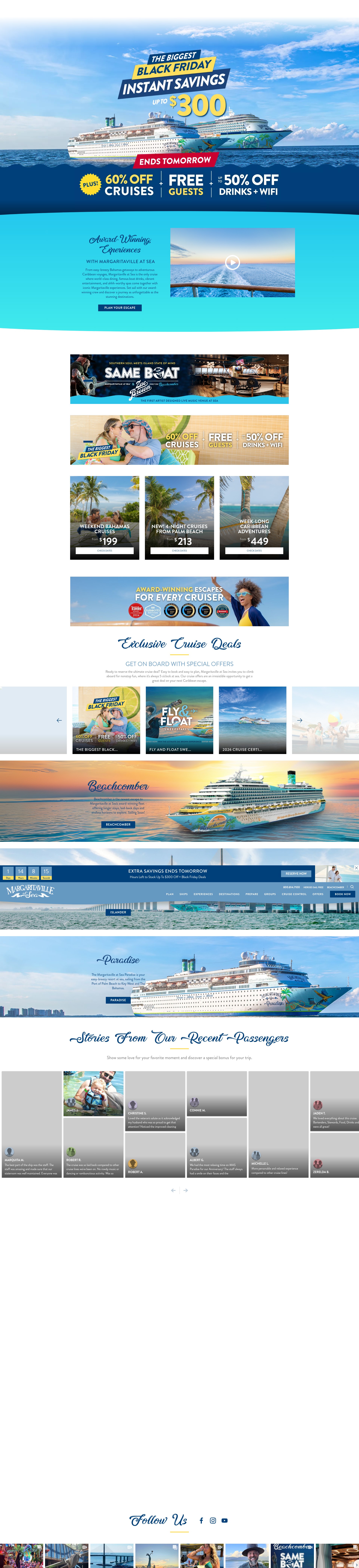 Screenshot of margaritavilleatsea.com