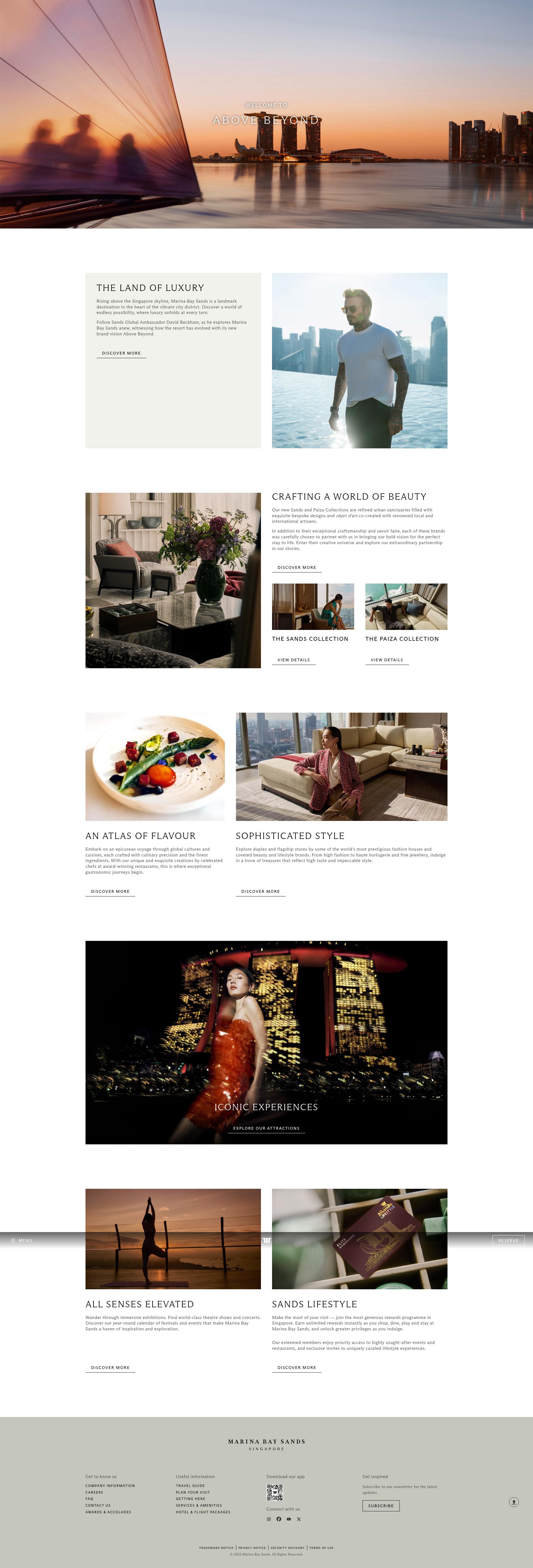 Screenshot of marinabaysands.com