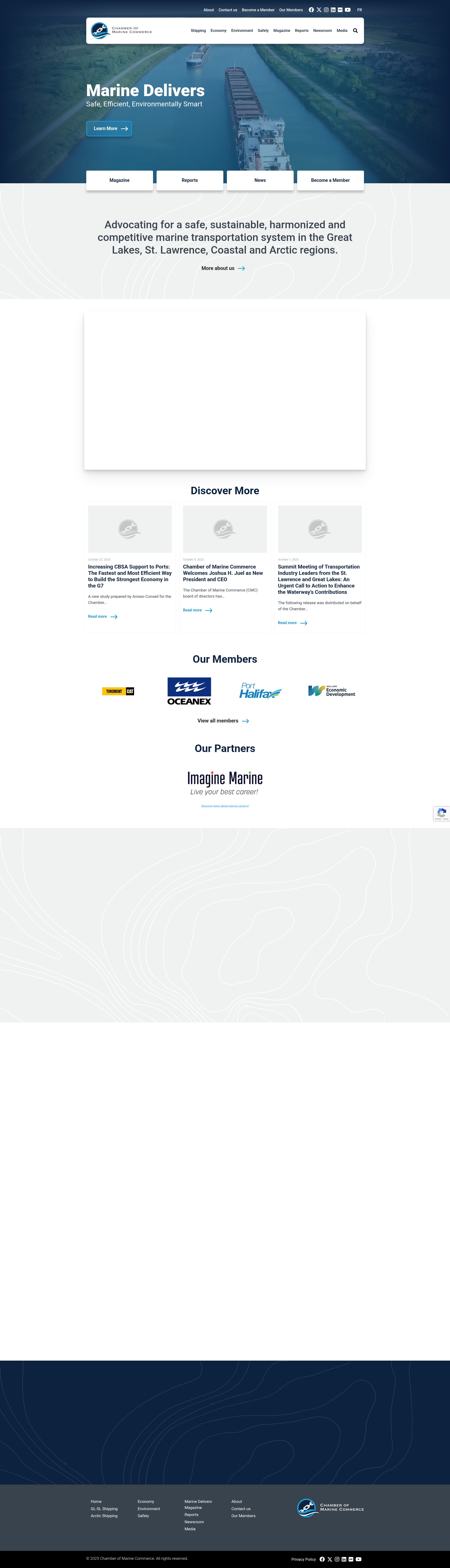 Screenshot of marinedelivers.com