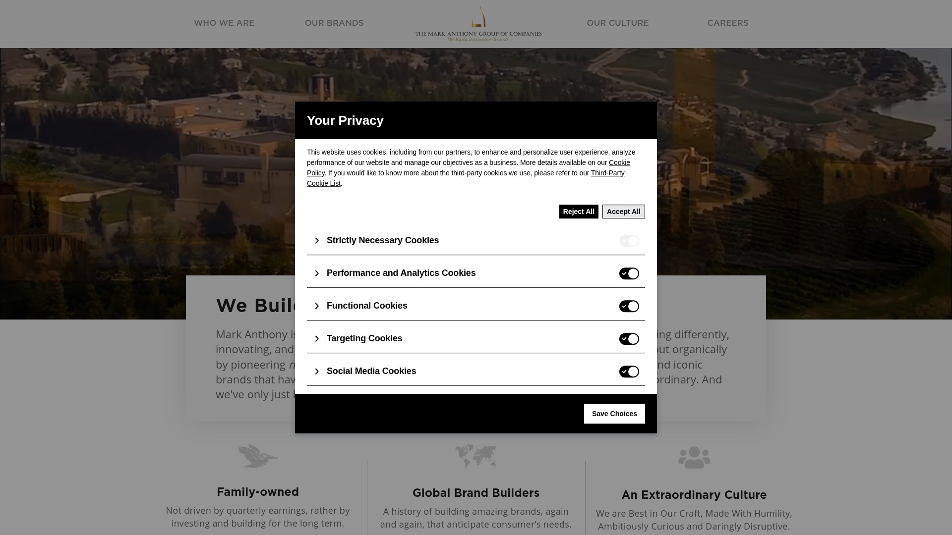 Screenshot of markanthony.com