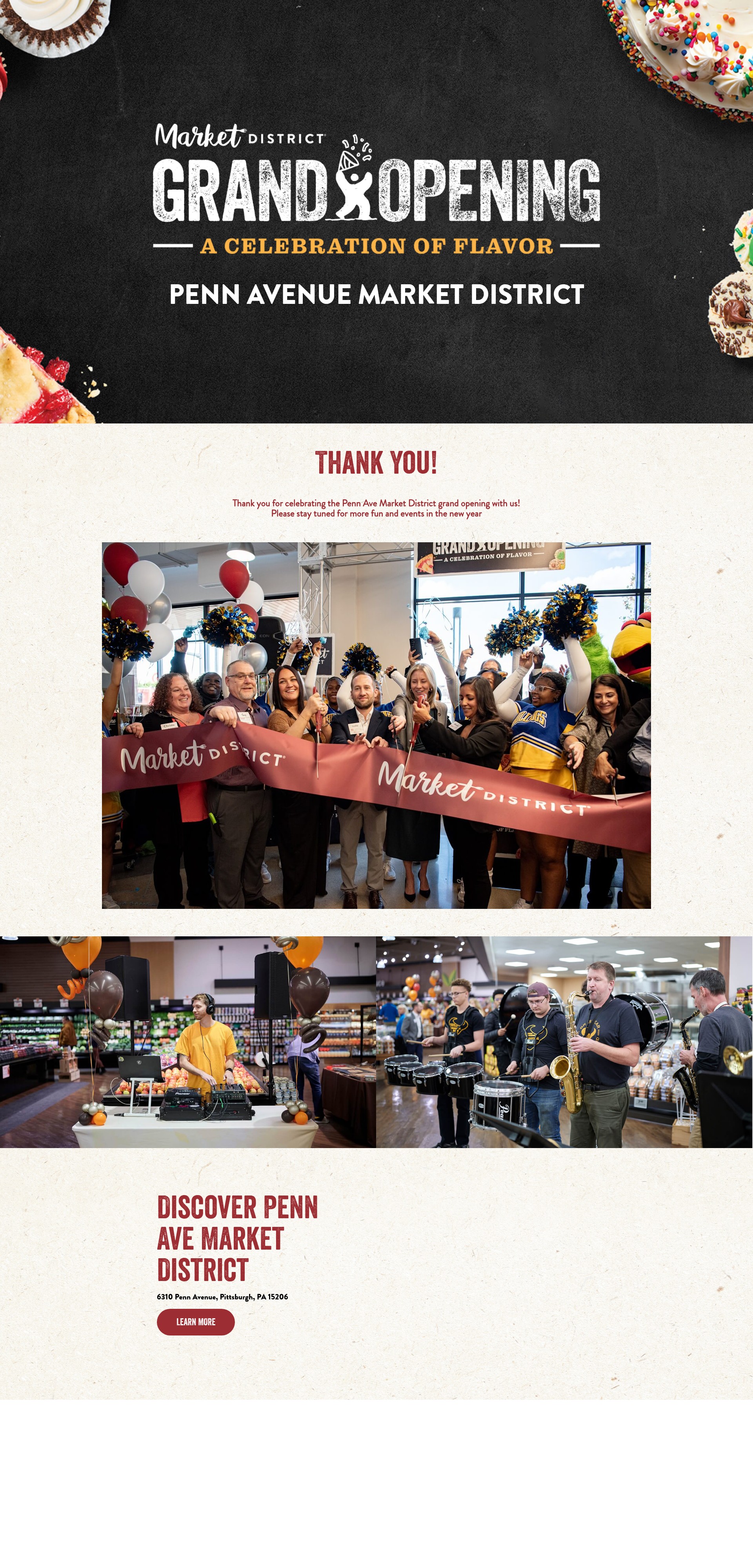 Screenshot of marketdistrictfest.com