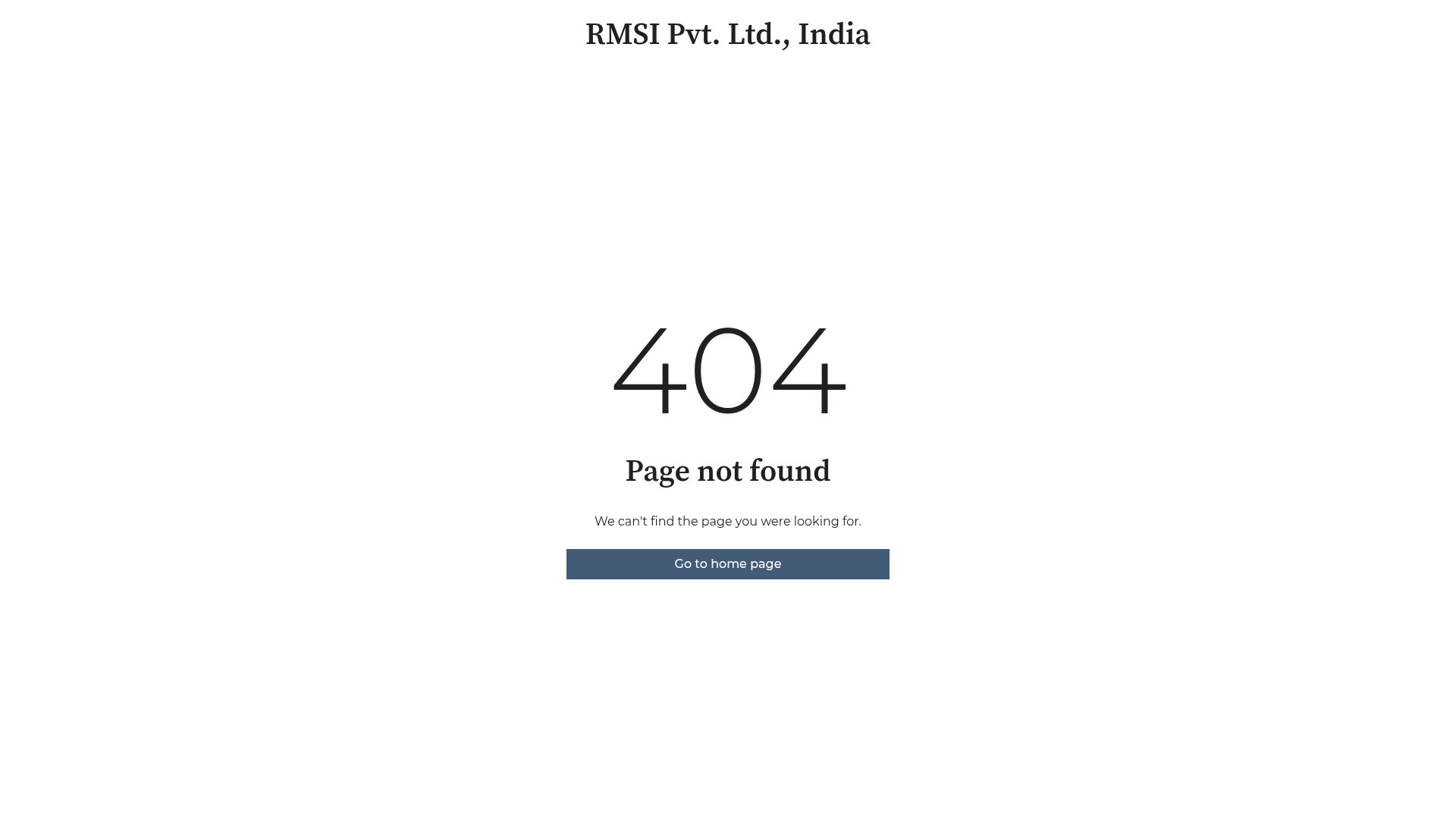 Screenshot of marketing.rmsi.com