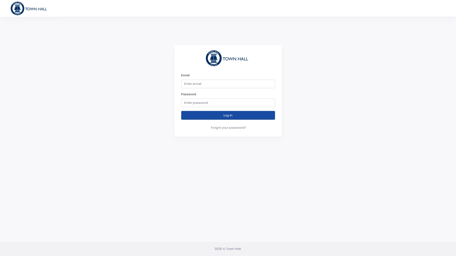 Screenshot of marketing.townhallguide.com