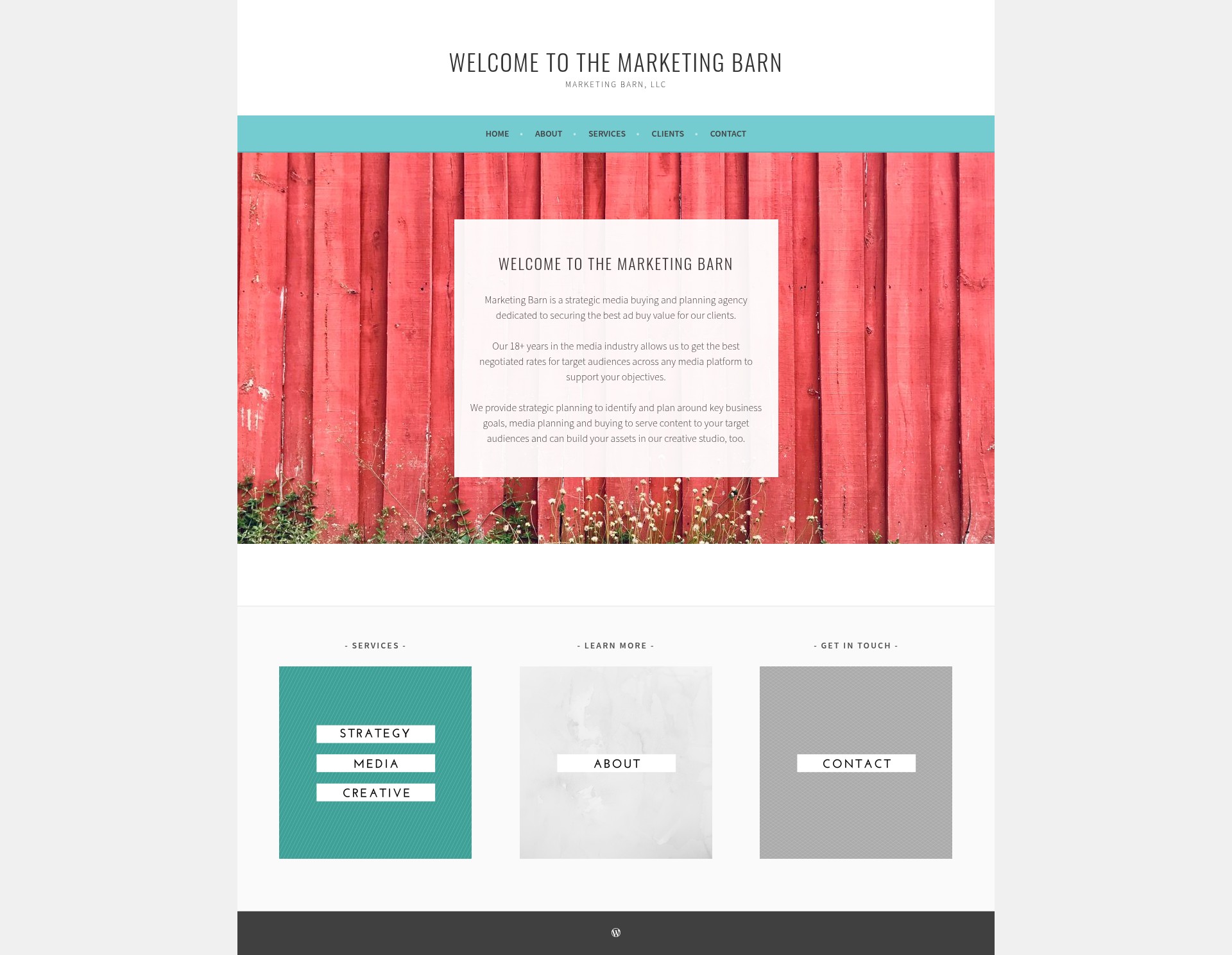 Screenshot of marketingbarn.net