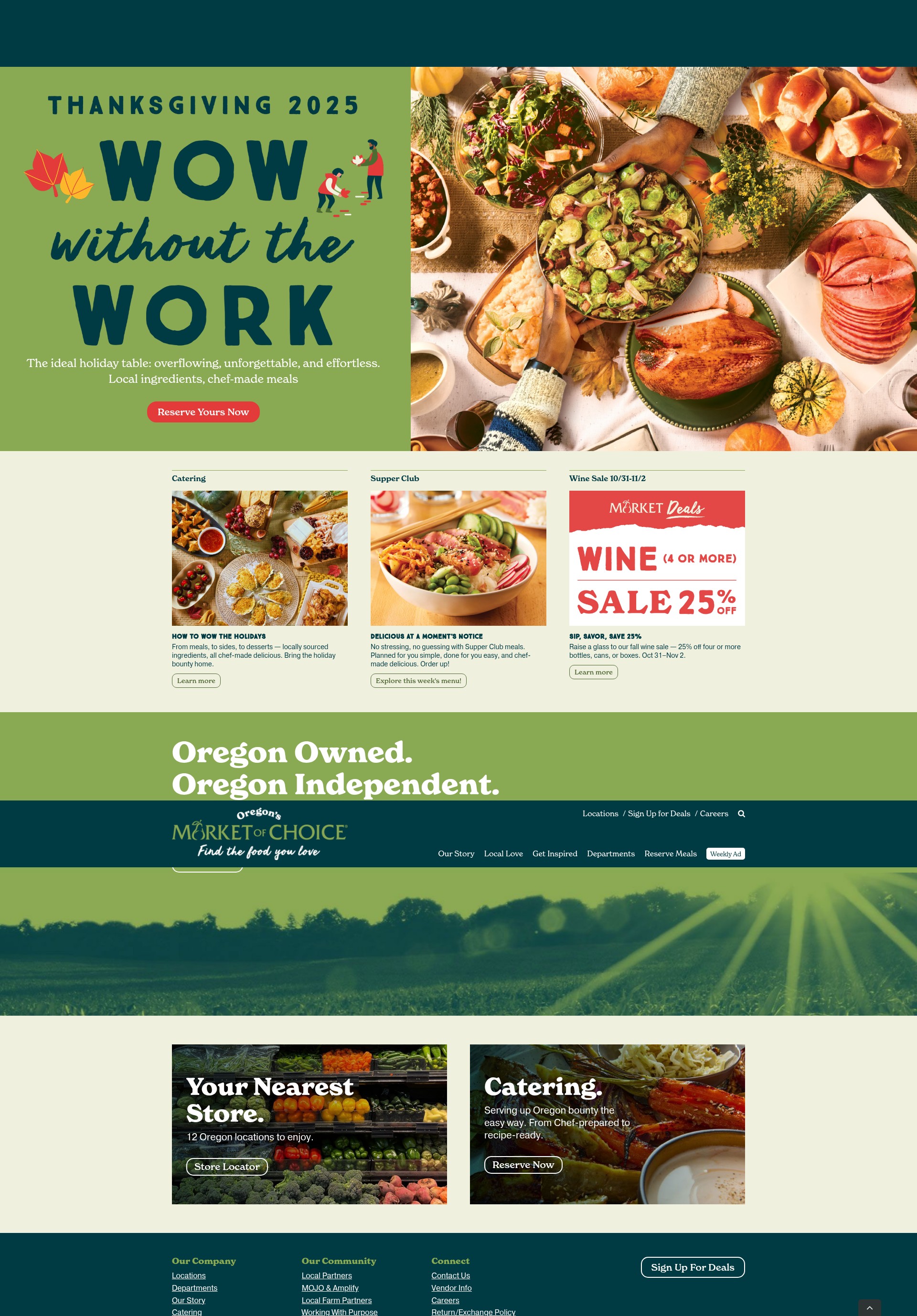 Screenshot of marketofchoice.com