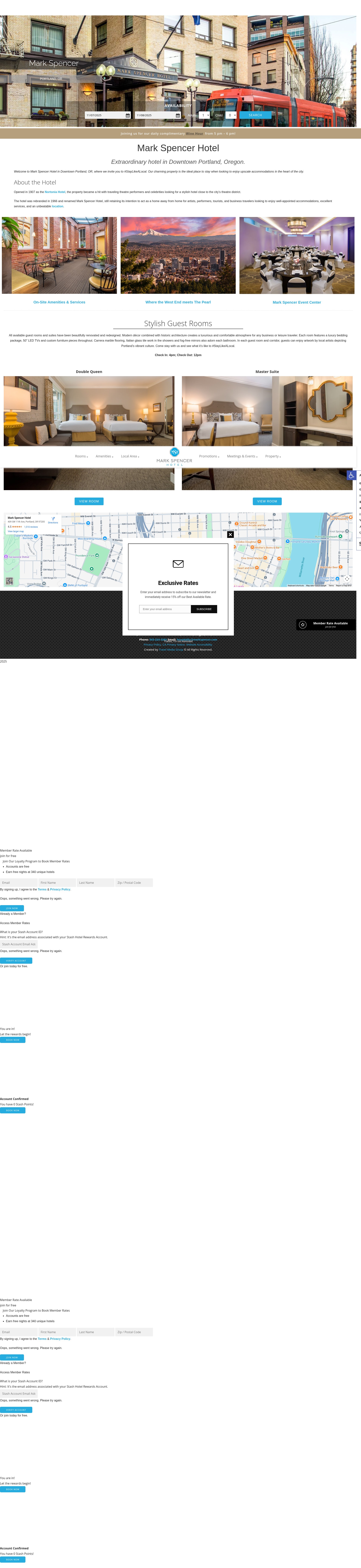 Screenshot of markspencer.com