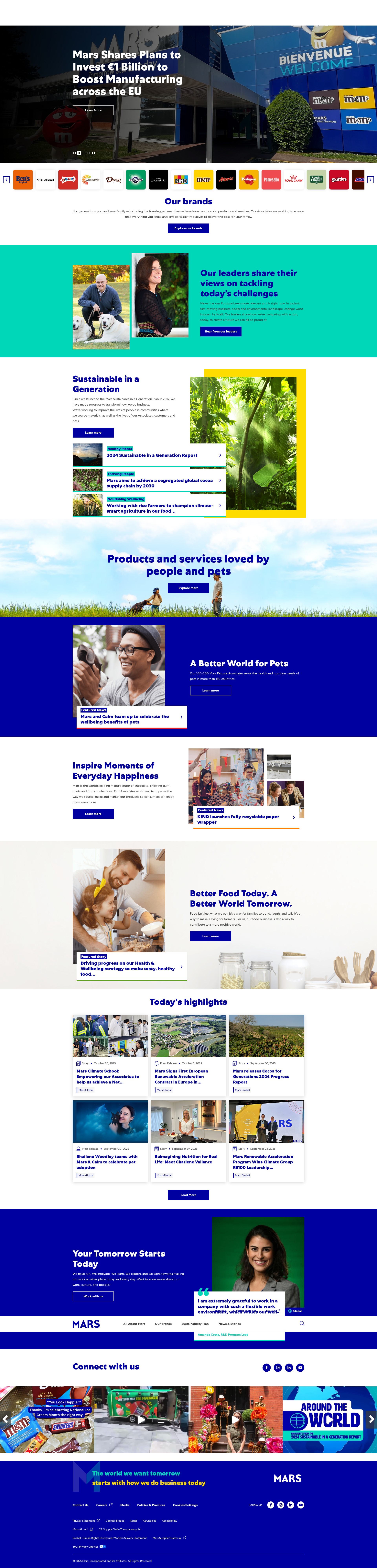 Screenshot of mars.com