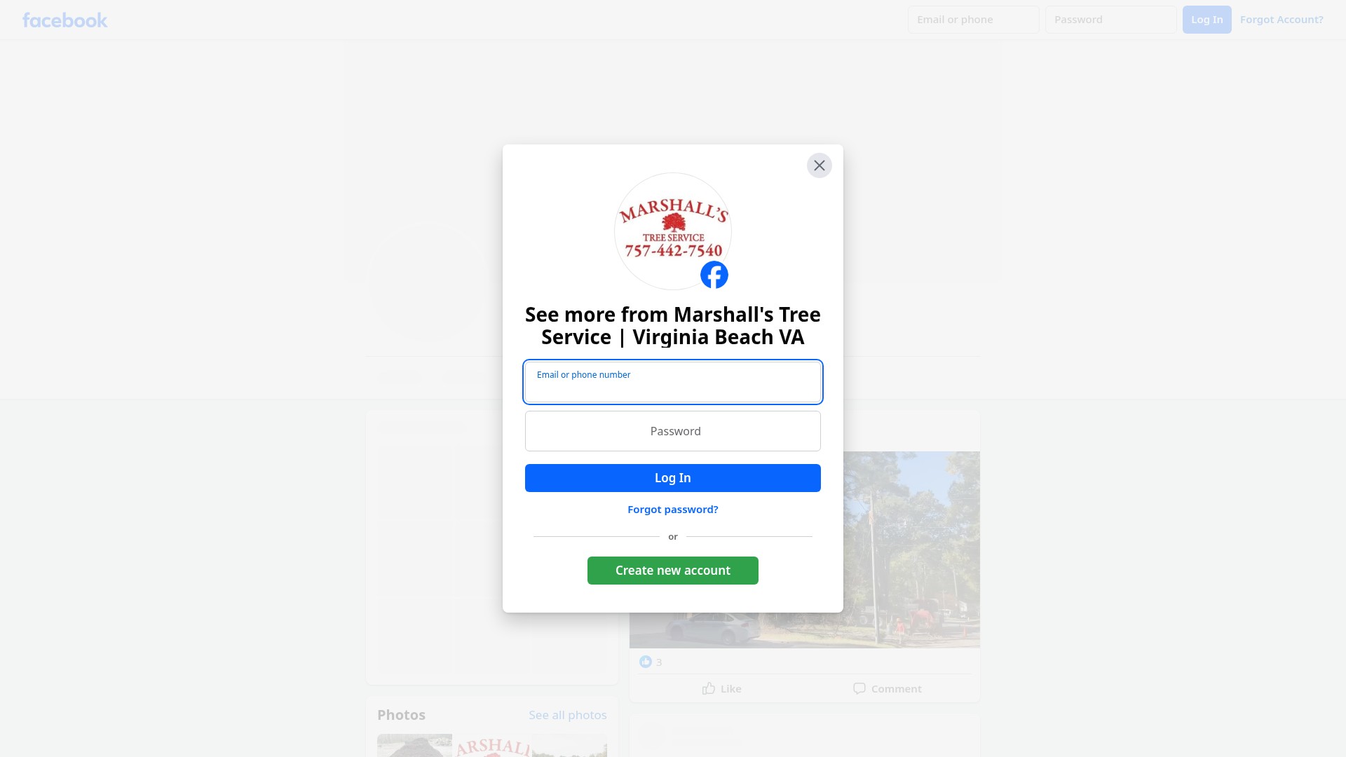 Screenshot of marshallstreeservice.com