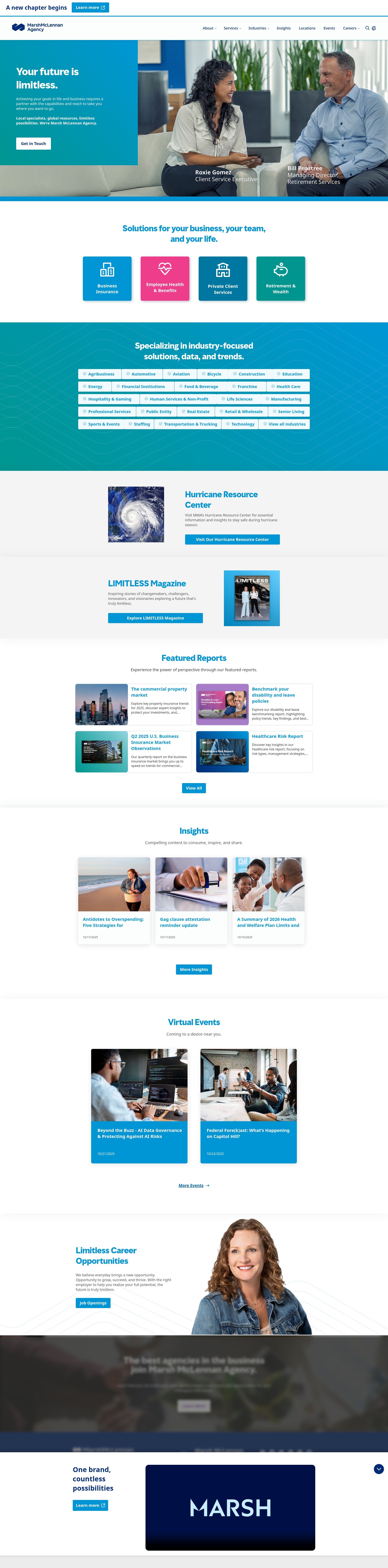 Screenshot of marshmma.com