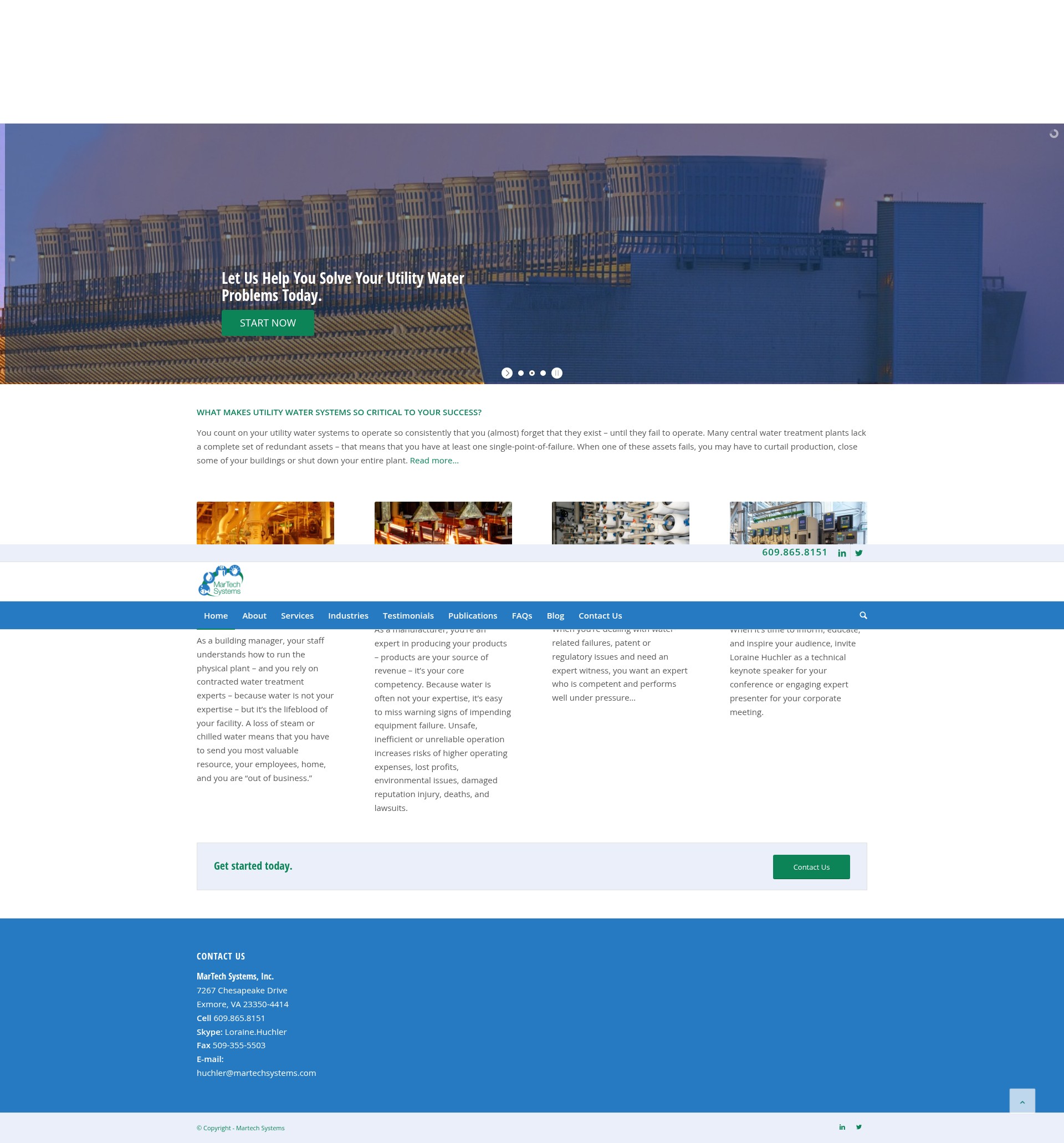 Screenshot of martechsystems.com