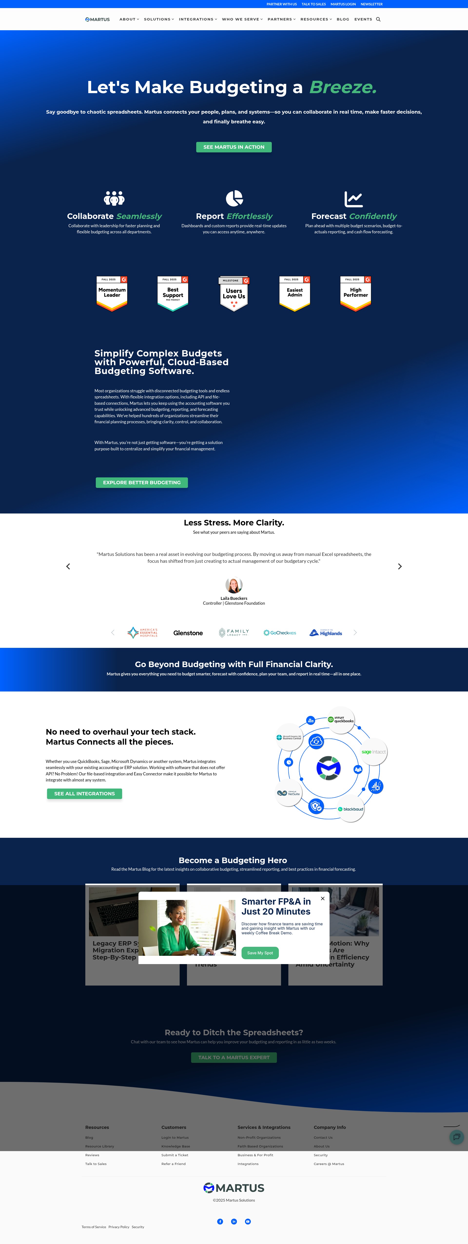Screenshot of martussolutions.com