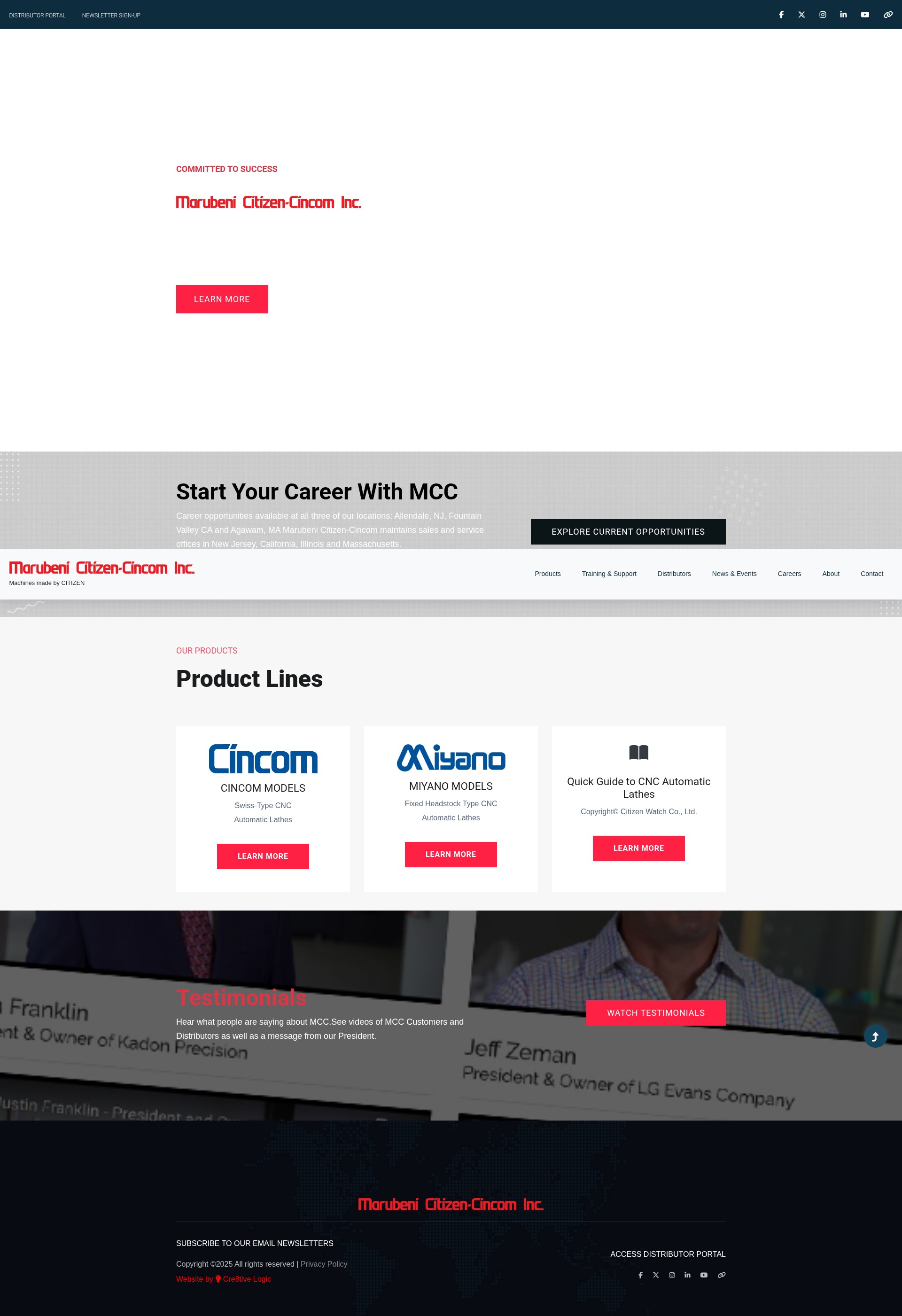 Screenshot of marucit.com