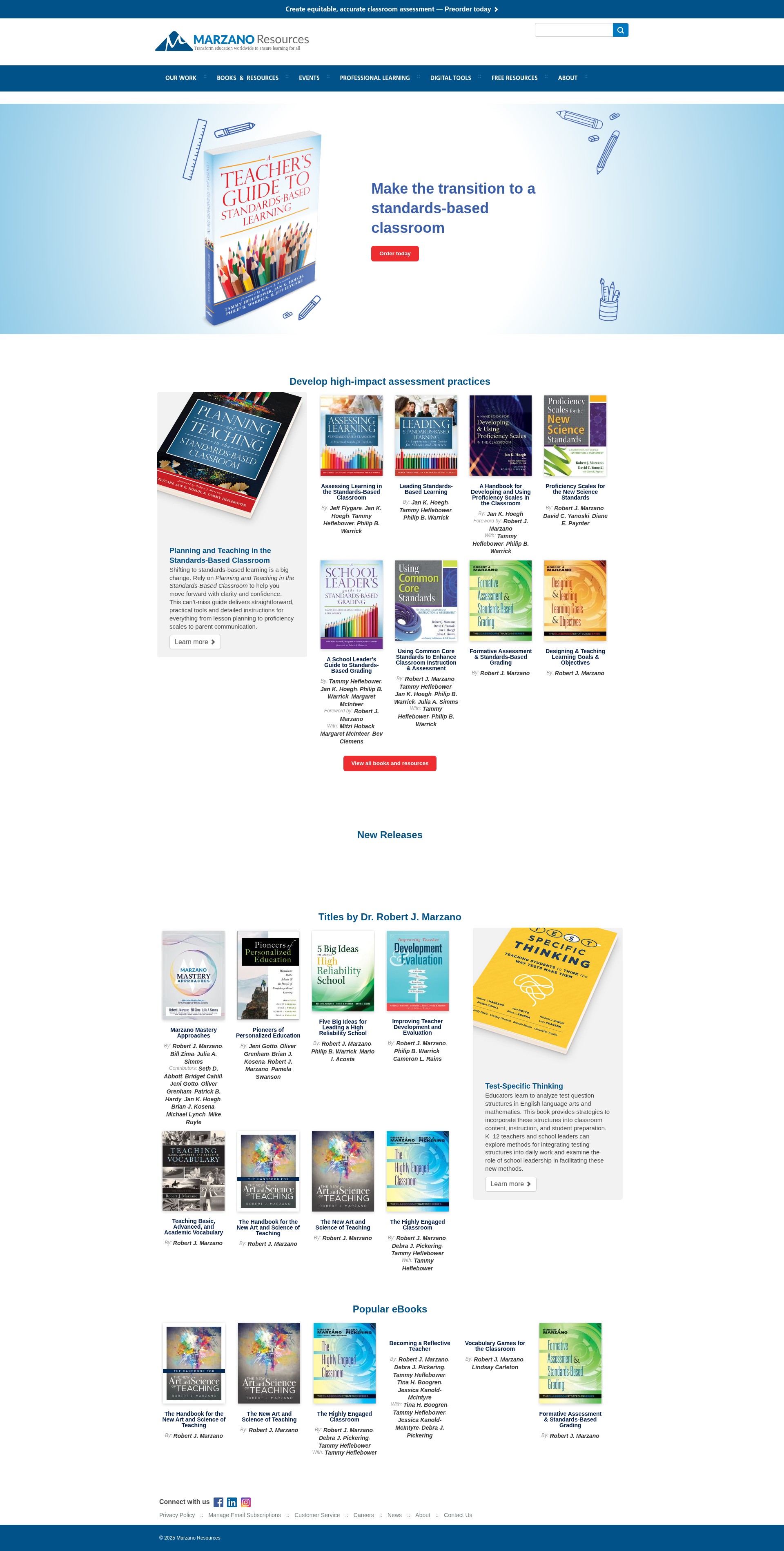 Screenshot of marzanoresources.com